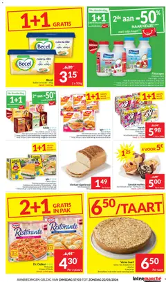Intermarché folder week 12 - Voorbeeld van een folder van Intermarché, geldig van 17.03.2026 | Pagina: 9 | Producten: Pizza, Vis, Groenten, Crème