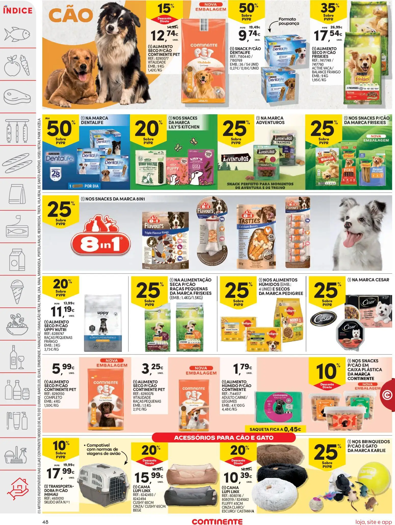 Continente folheto │ válido de 20.01.2026 | Página: 48 | Produtos: Frango, Cama, Caixa, Nuggets