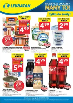 Pogląd oferty "Lewiatan gazetka - W wielopakach taniej" - ważna od 26.03.2026