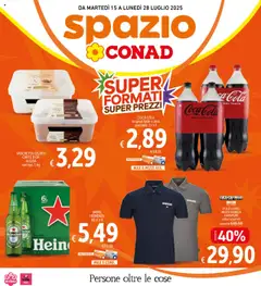 Anteprima del volantino Volantino Spazio Conad valido a partire dal 15.07.2025