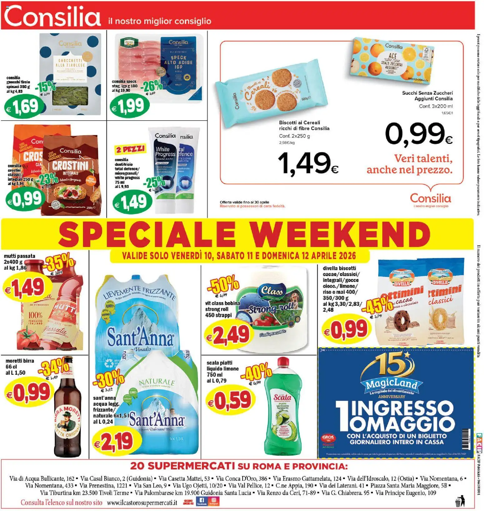 Volantino Il Castoro del 07.04.2026 | Pagina: 20 | Prodotti: Riso, Limone, Spinaci, Gnocchi