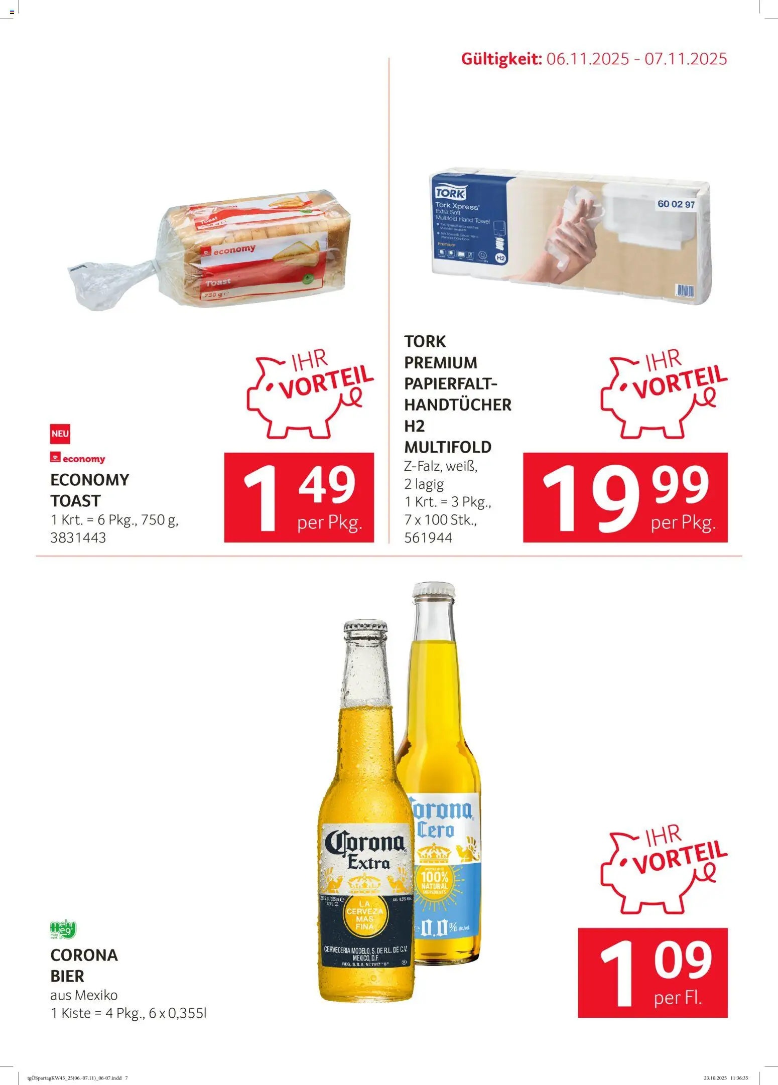 Transgourmet Spartage gültig ab 06.11.2025 | Seite: 7 | Produkte: Bier
