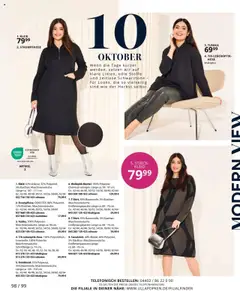Ulla Popken Prospekt 	 ab 01.10.2025 gültig | Seite: 98 | Produkte: Hose, Kleid, Strumpfhose