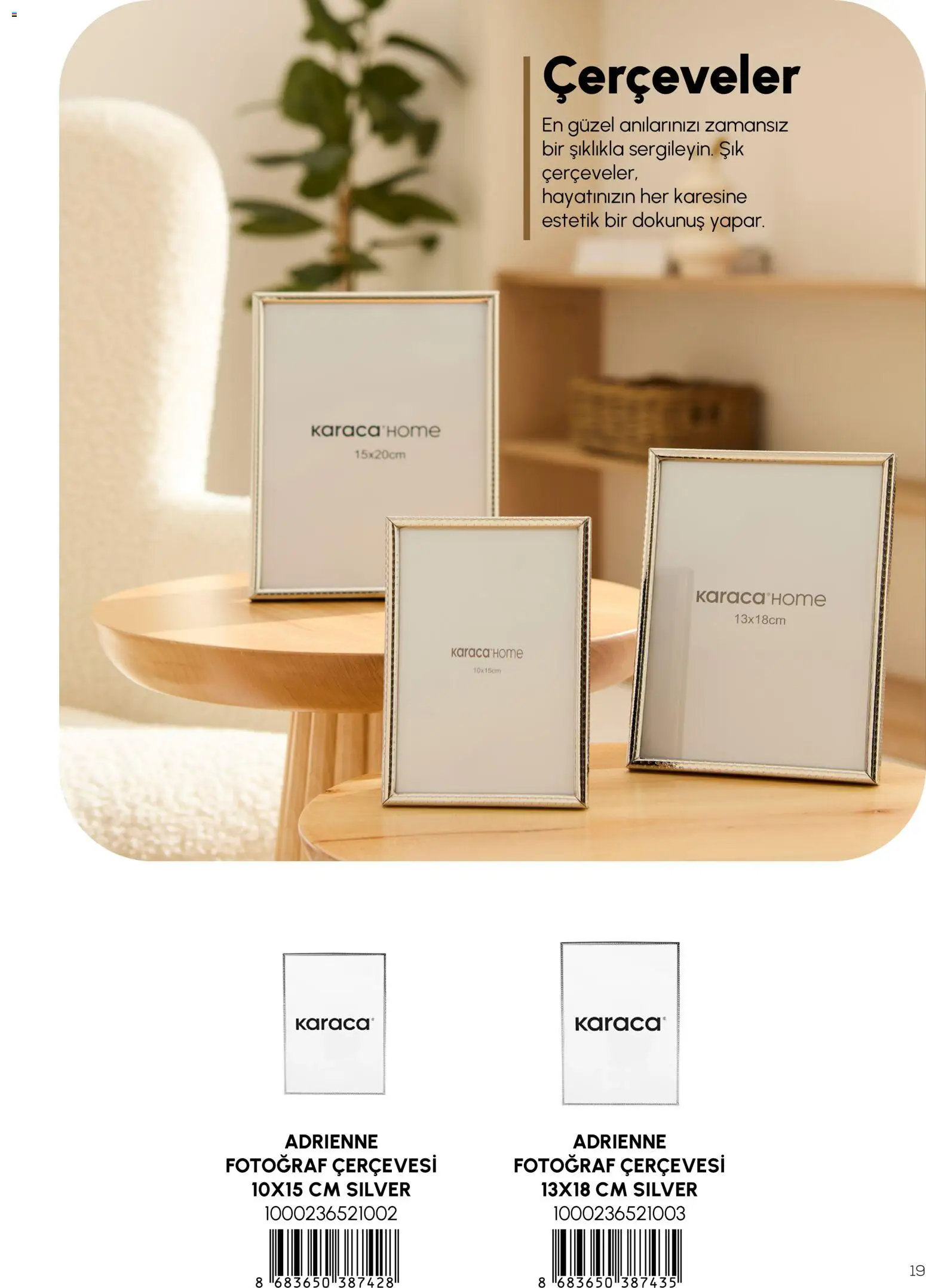 Karaca Home Katalog Dekoratif - İlkbahar / Yaz 2026 - 01.03.2026 tarihinden itibaren geçerlidir | Sayfa: 19