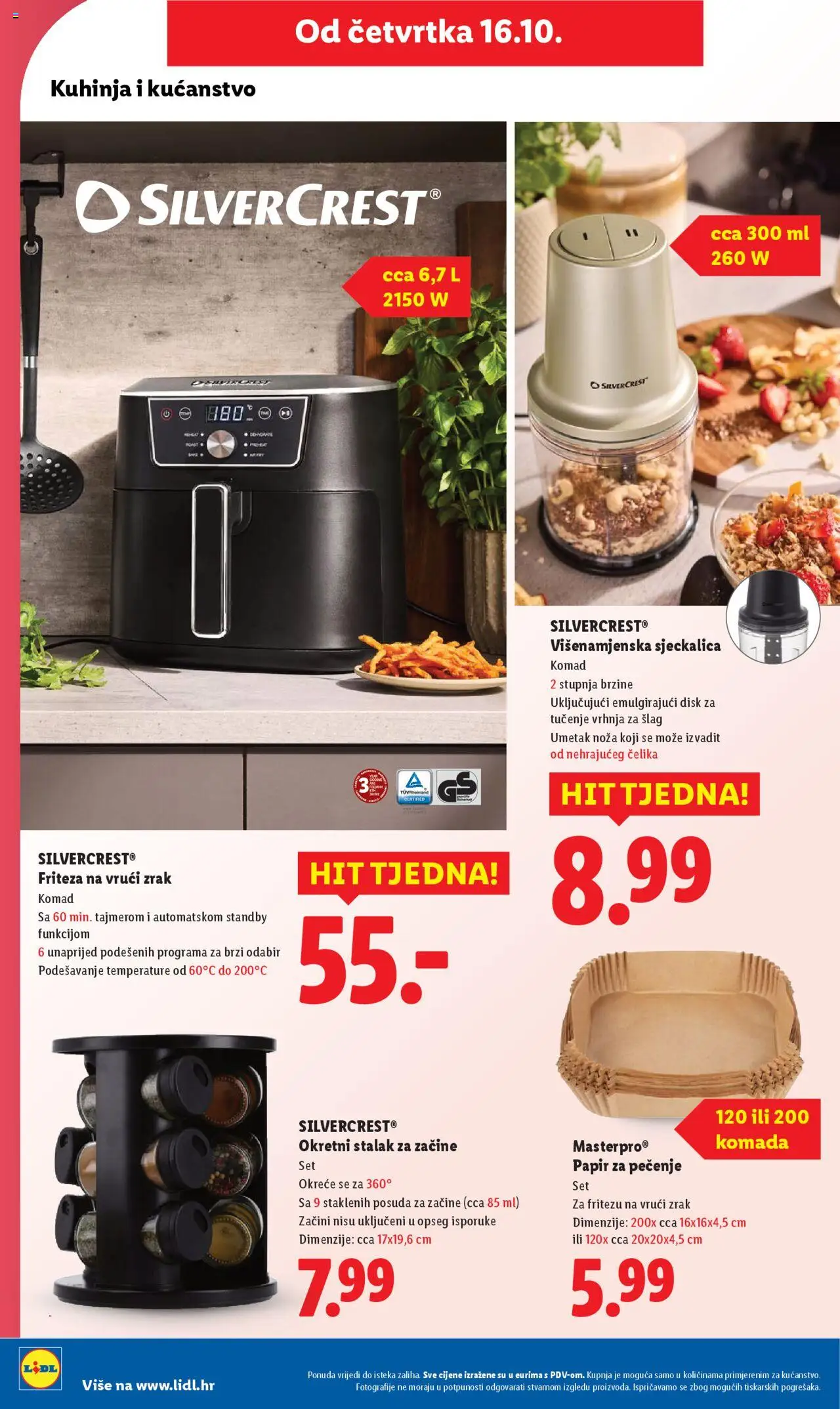 Lidl katalog | vrijedi od 13.10.2025 | Stranica: 42 | Proizvodi: Friteza, Kuhinja, Disk, Friteza na vrući zrak