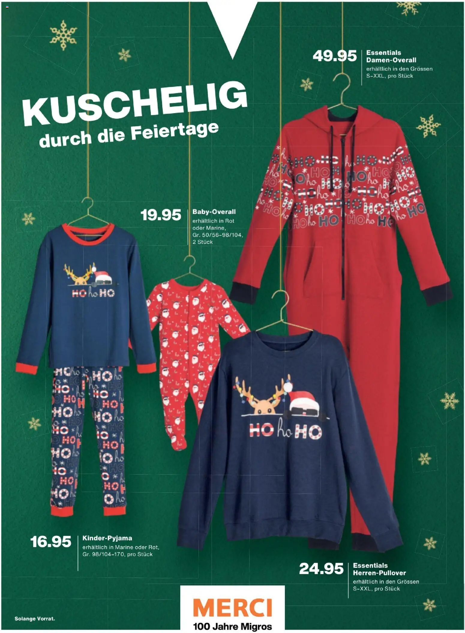 Migros Magazin – gültig ab 02.12.2025 | Seite: 6 | Produkte: Overall, Pullover, Pyjama