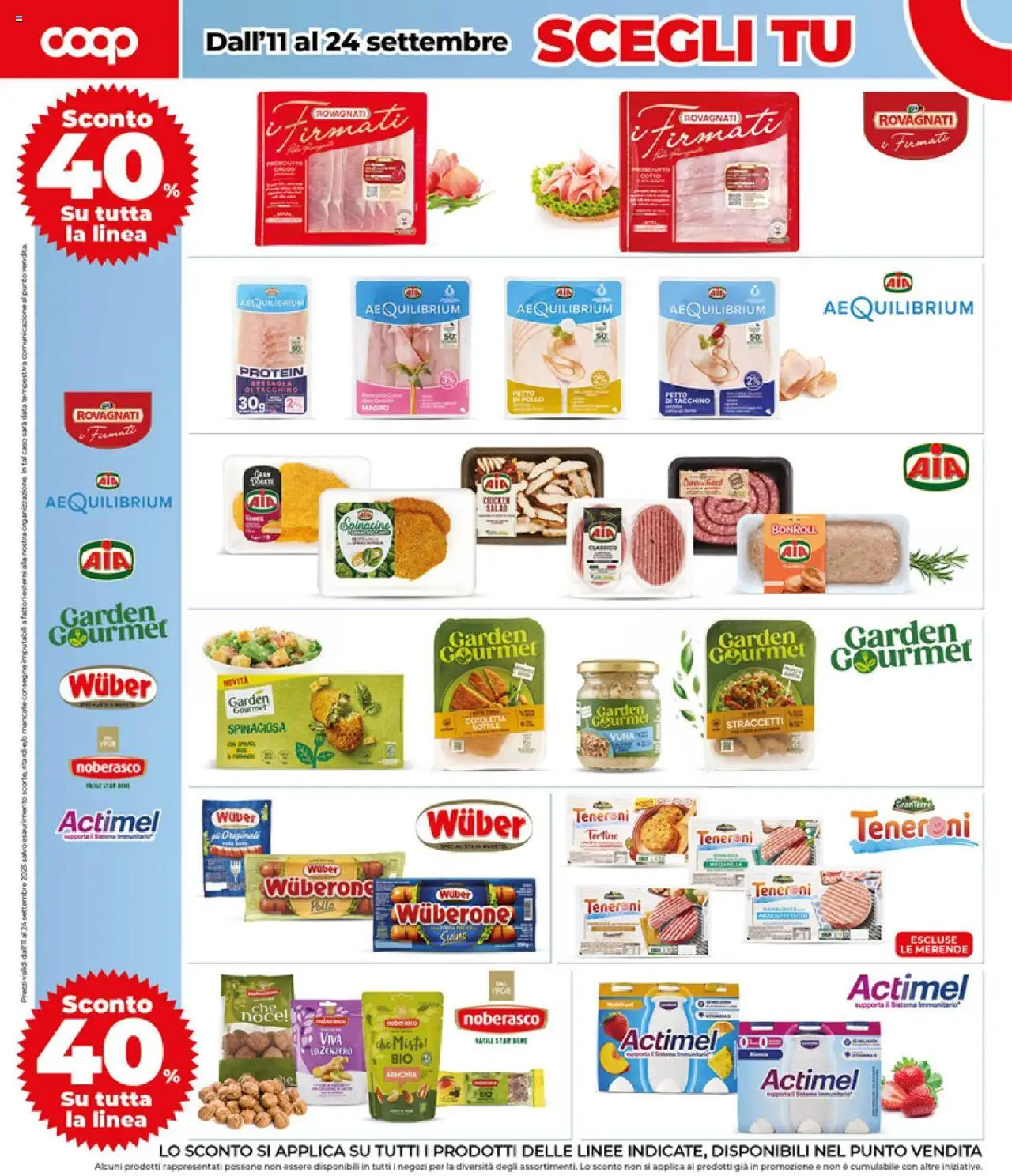Volantino COOP del 11.09.2025 | Pagina: 4 | Prodotti: Petto di Pollo, Pollo, Bresaola, Tacchino