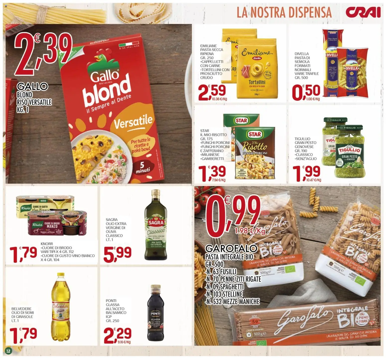 Volantino CRAI del 19.02.2026 | Pagina: 12 | Prodotti: Prosciutto Crudo, Manzo, Vino, Glassa