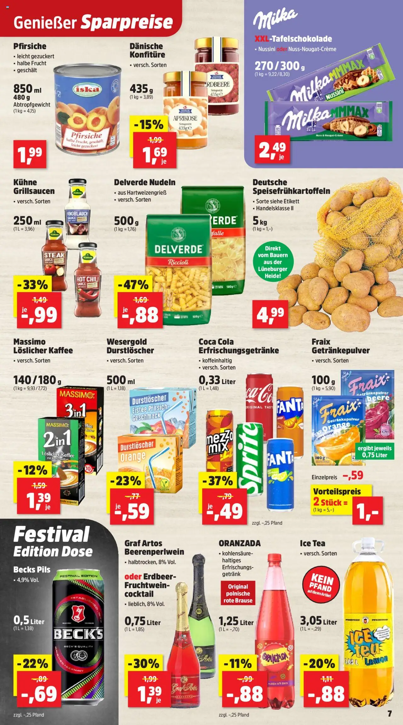 Thomas Philipps Prospekt - gültig ab dem 21.07.2025 | Seite: 7 | Produkte: Sprite, Pfirsich, Chili, Steak