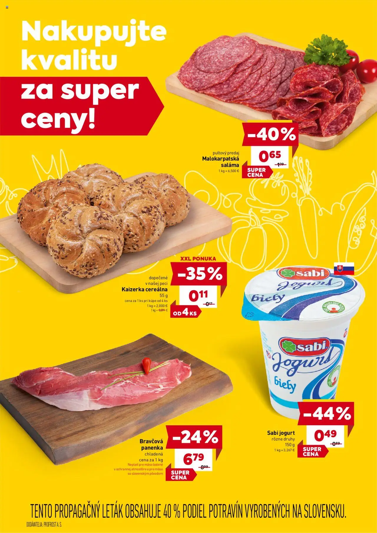 Billa špeciálna ponuka │ platný od 27.08.2025 | Strana: 3 | Produkty: Jogurt, Saláma