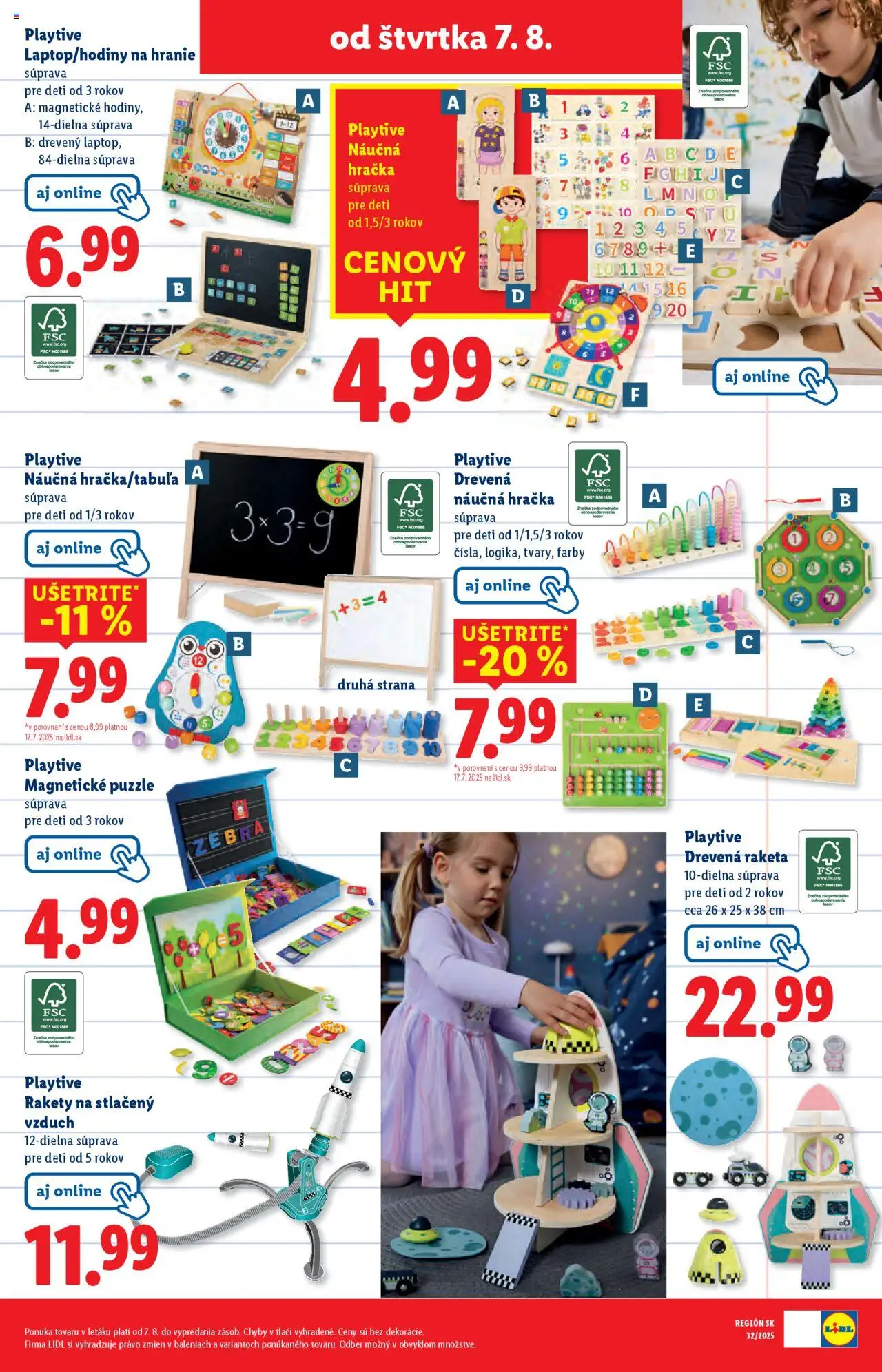 Lidl leták │ platný od 04.08.2025 | Strana: 83 | Produkty: Raketa, Puzzle
