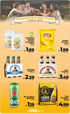 Anteprima del volantino COOP volantino Sicilia valido a partire dal 26.03.2026 | Pagina: 35 | Prodotti: Rosmarino, Patatine, Ceres, Heineken