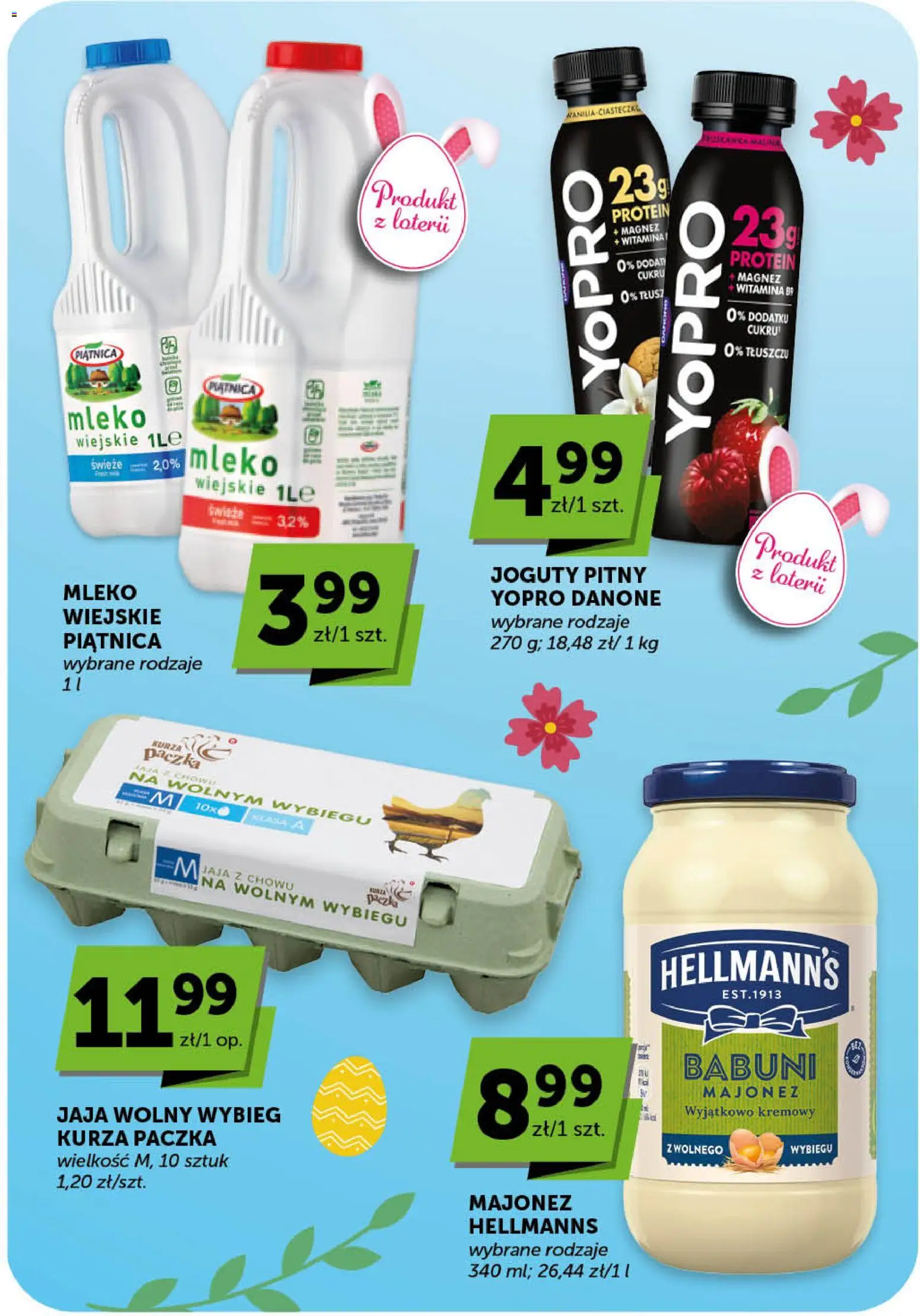 ABC gazetka od 19.03.2026 | Strona: 23 | Produkty: Mleko, Majonez, Jaja