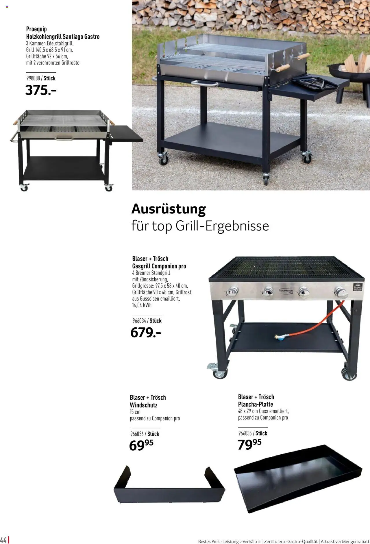 Prodega Aktionen Outdoor-Ausstattung ab 01.03.2025 | Seite: 44 | Produkte: Top, Grill