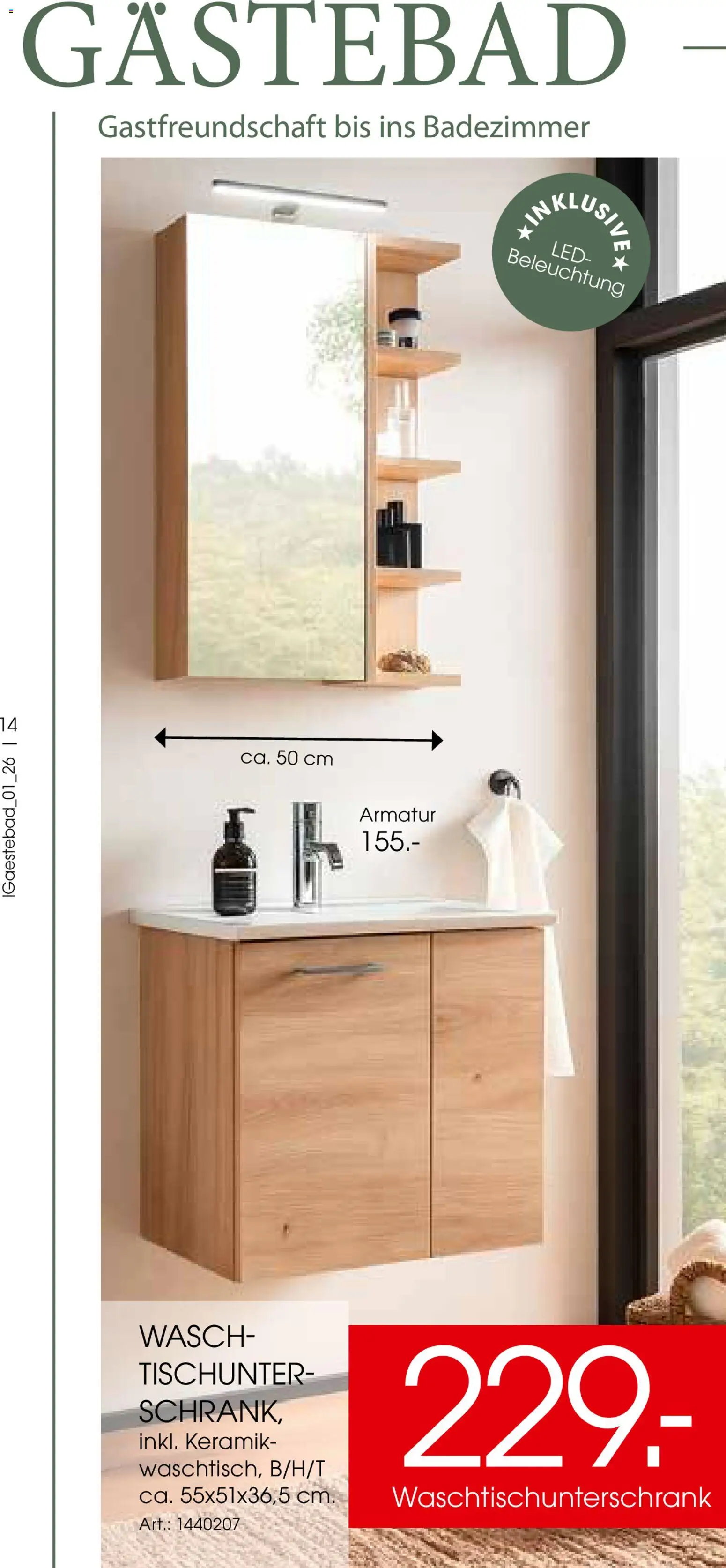 Zurbrüggen - Gästebad – gültig ab 18.02.2026 | Seite: 14 | Produkte: Armatur