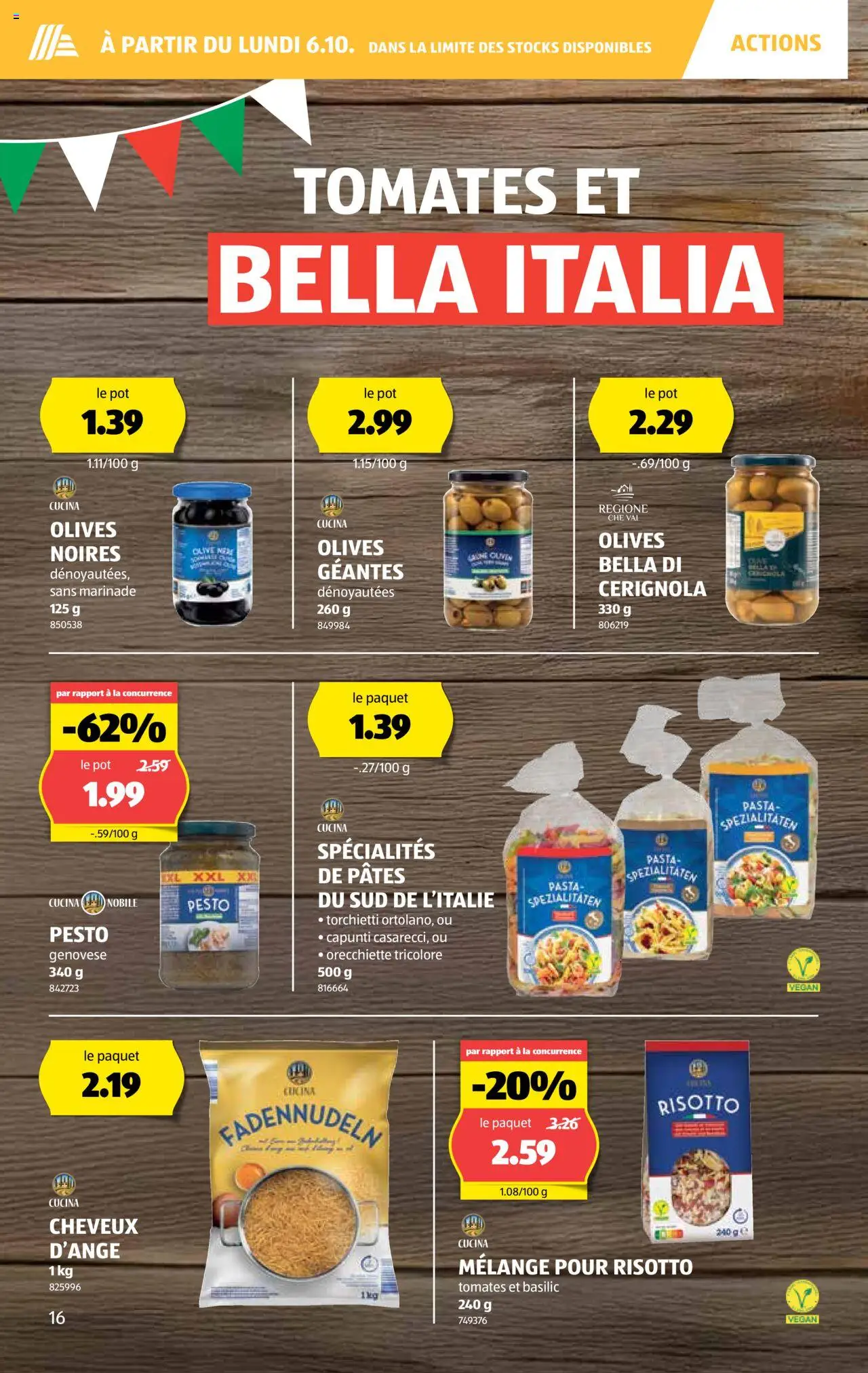 Aldi Aktionen FR – gültig ab 02.10.2025 | Seite: 17 | Produkte: Pasta