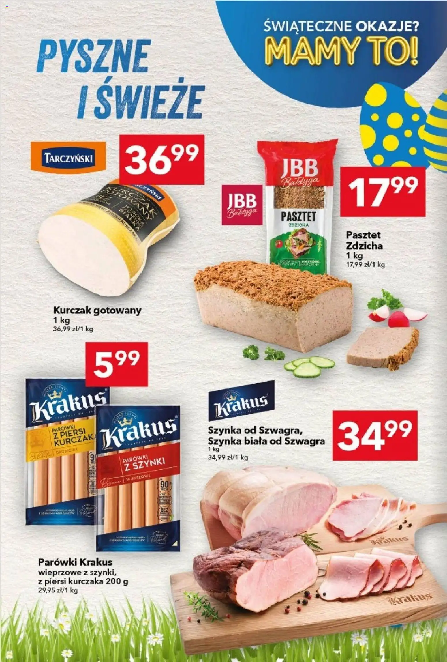 Lewiatan gazetka od 12.03.2026 | Strona: 4 | Produkty: Kurczak, Piersi, Parówki, Szynka