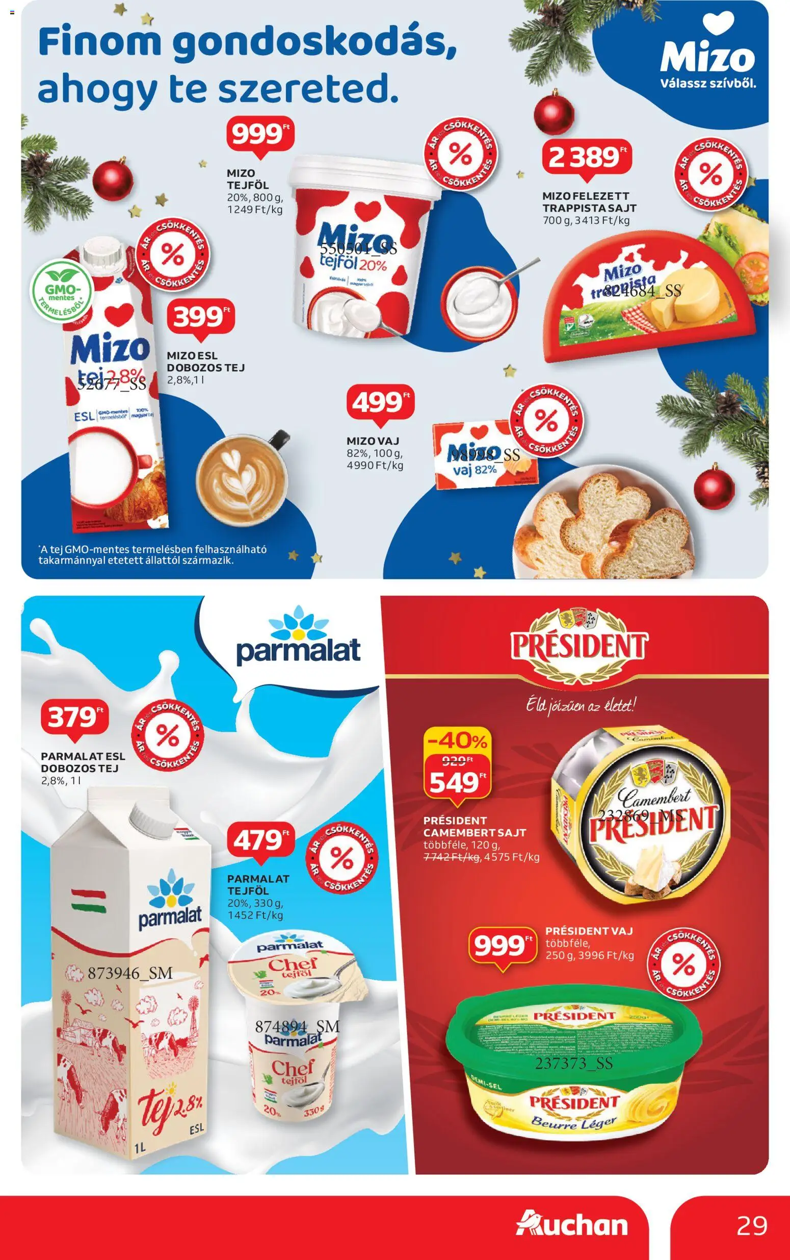 Auchan akciós ujság - amely érvényes a következő dátumtól: 04.12.2025 | Oldal: 29