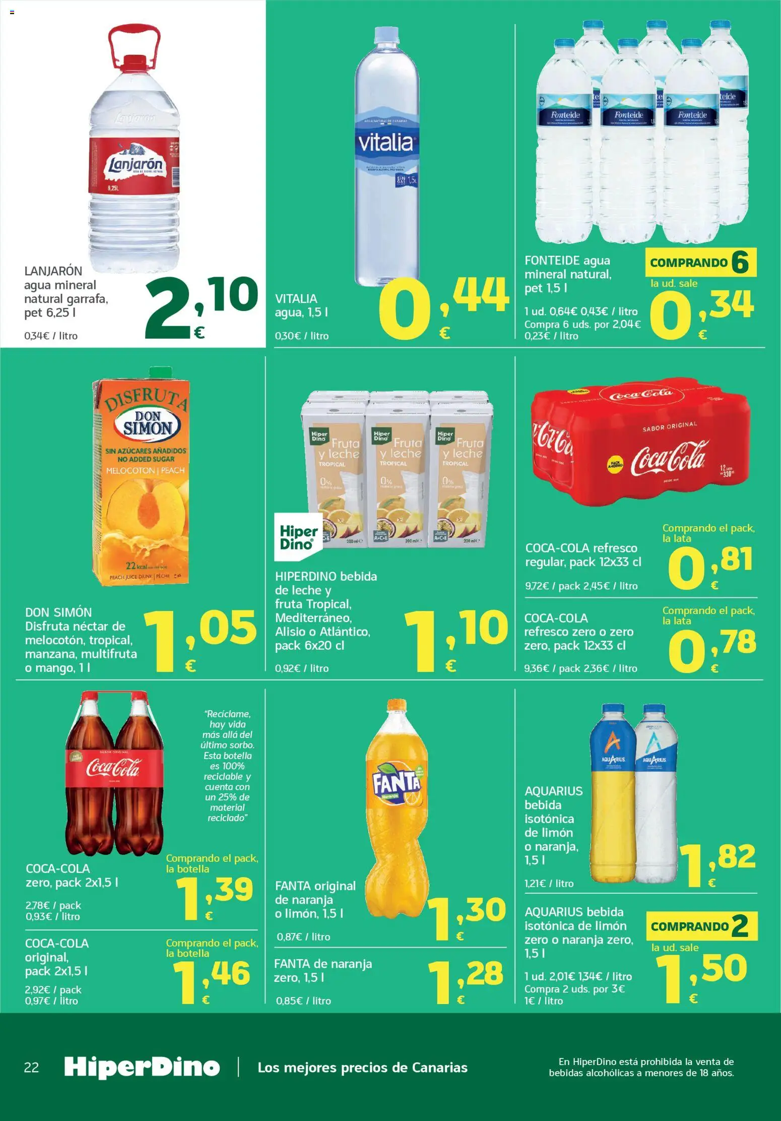 HiperDino folleto │ válido desde el 09.04.2026 | Página: 22