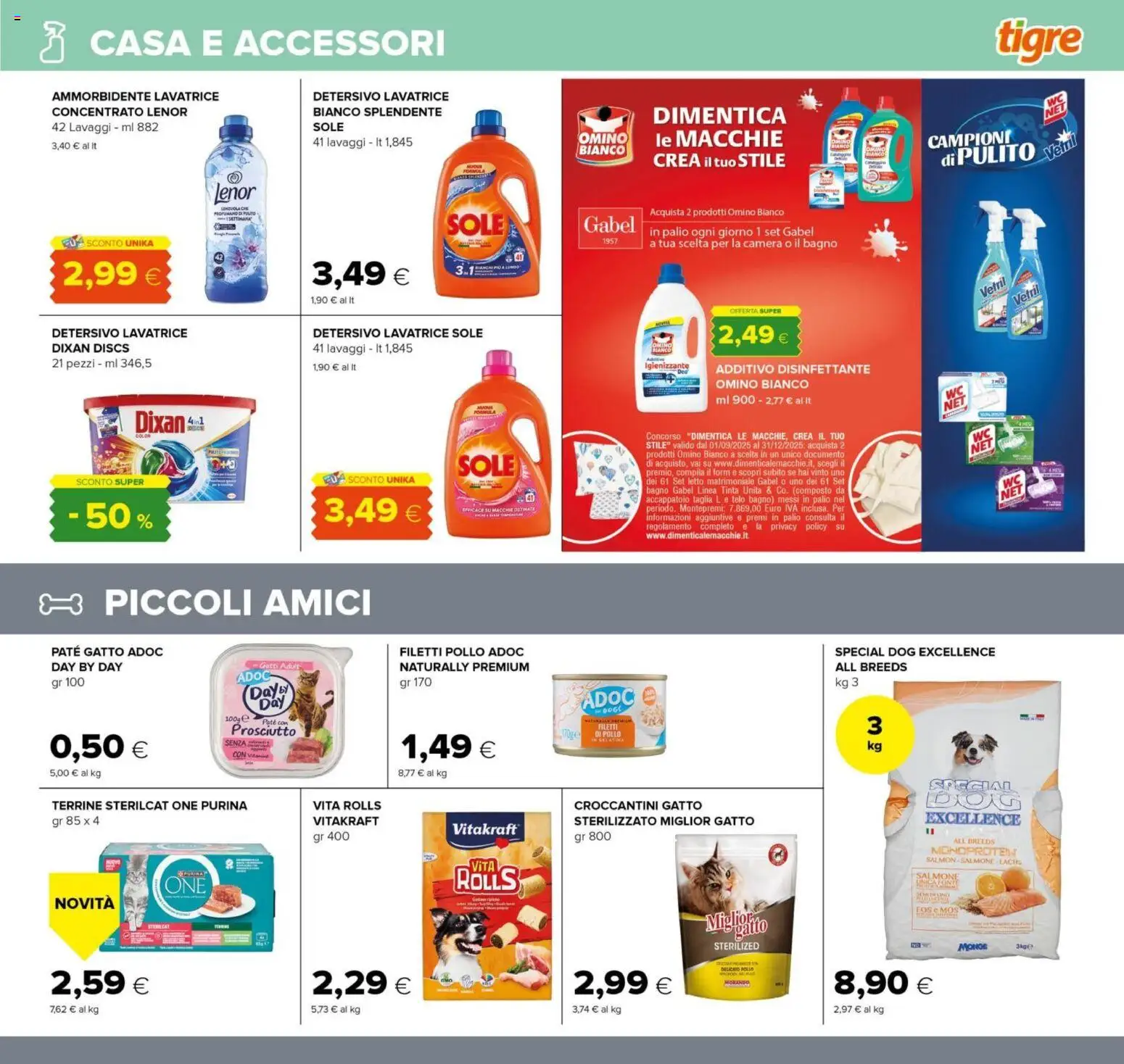 Volantino Tigre del 06.11.2025 | Pagina: 21 | Prodotti: Salmone, Accappatoio, Bagno, Lenzuola