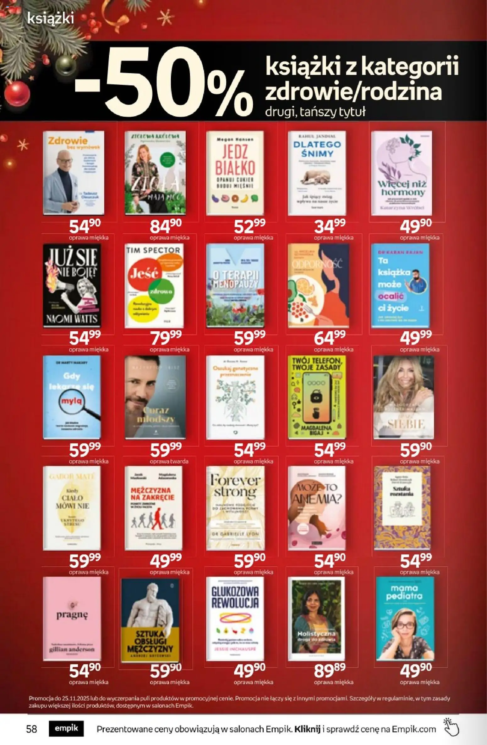 Empik promocje - Tom kultury Książki od 12.11.2025 | Strona: 58 | Produkty: Książki, Cukier