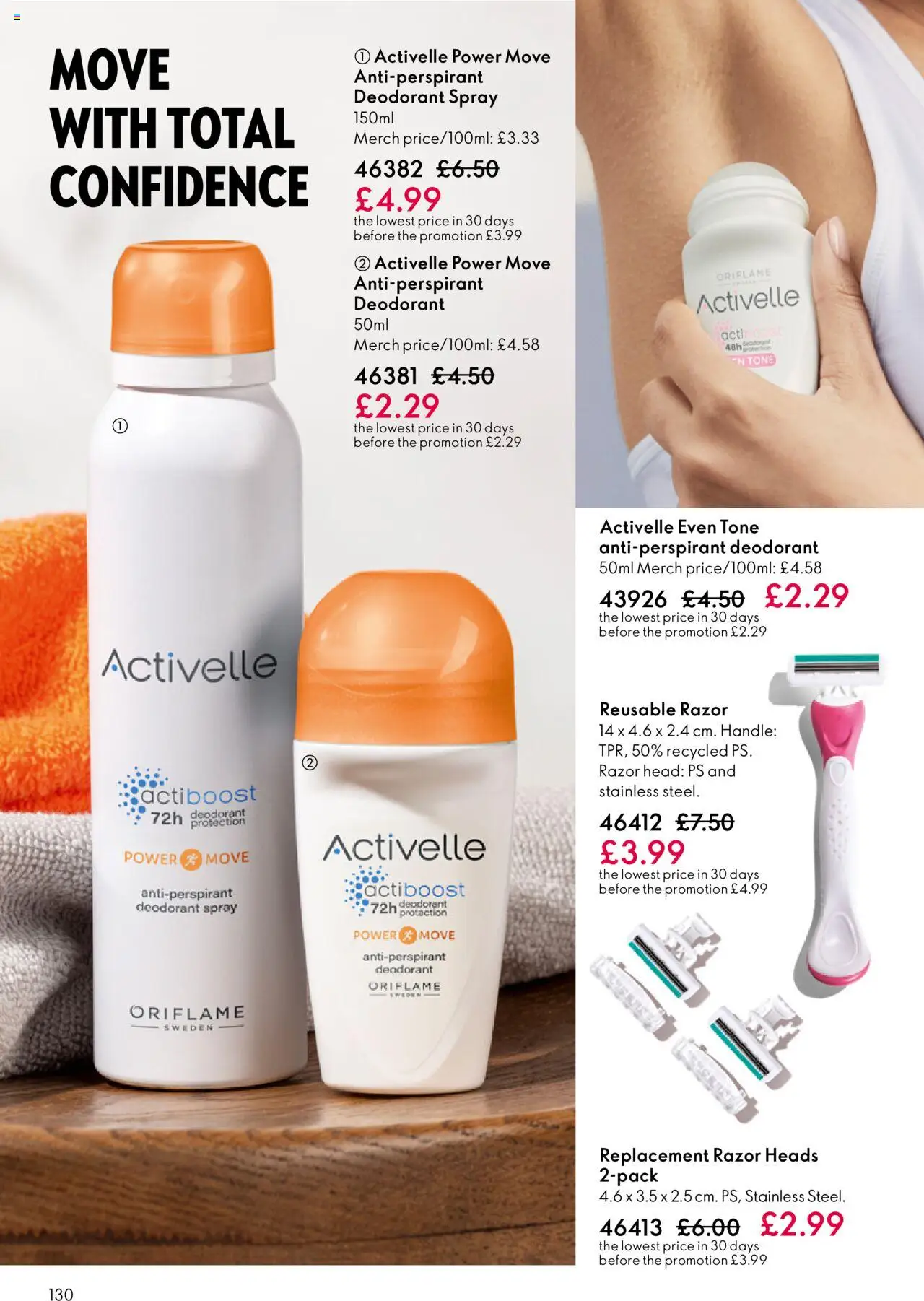  | Page: 130 | Products: Handle, Deodorant, Antiperspirant