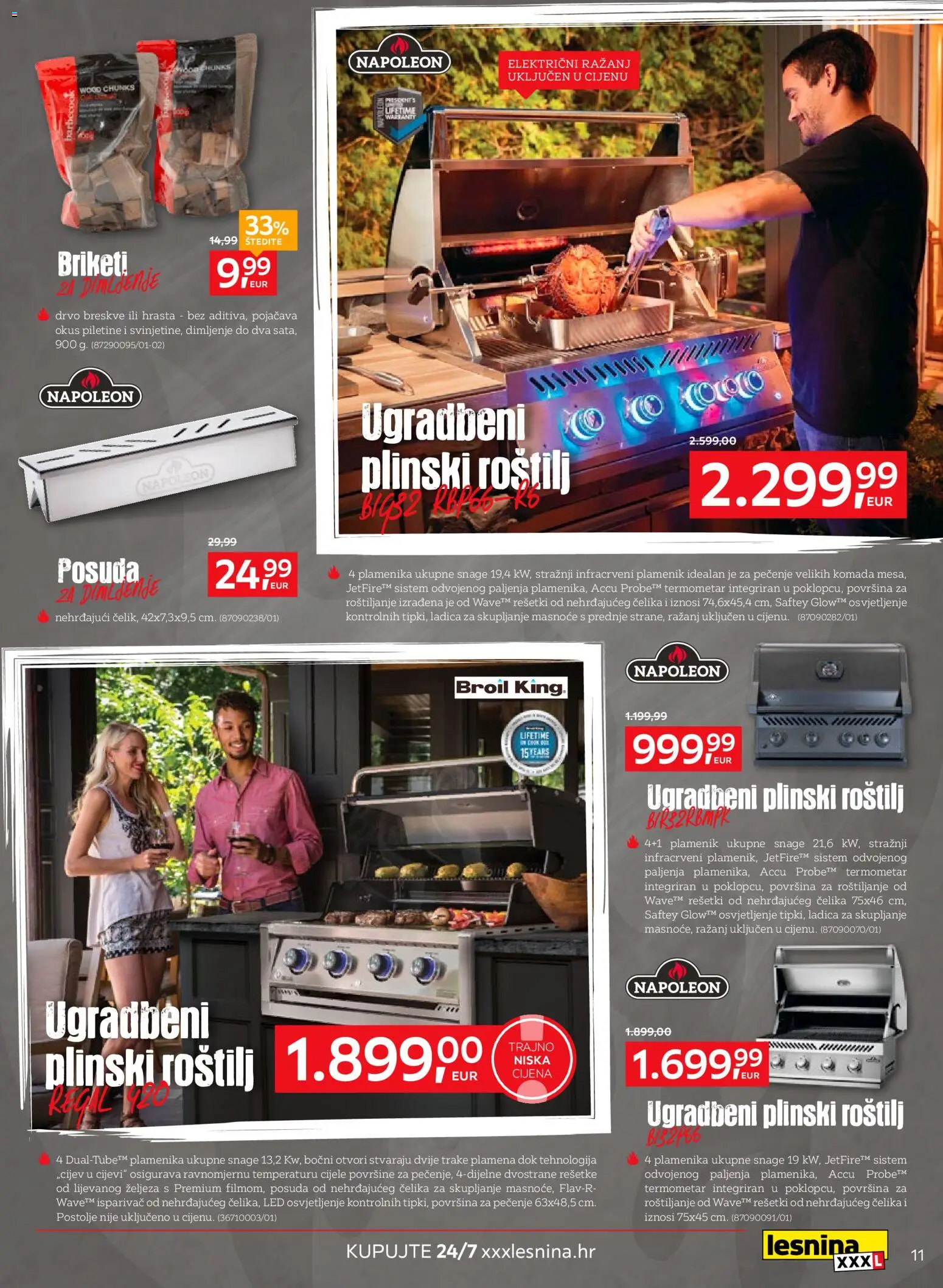 Lesnina katalog | vrijedi od 07.04.2026 | Stranica: 11 | Proizvodi: Roštilj, Termometar, Regal, Cijevi