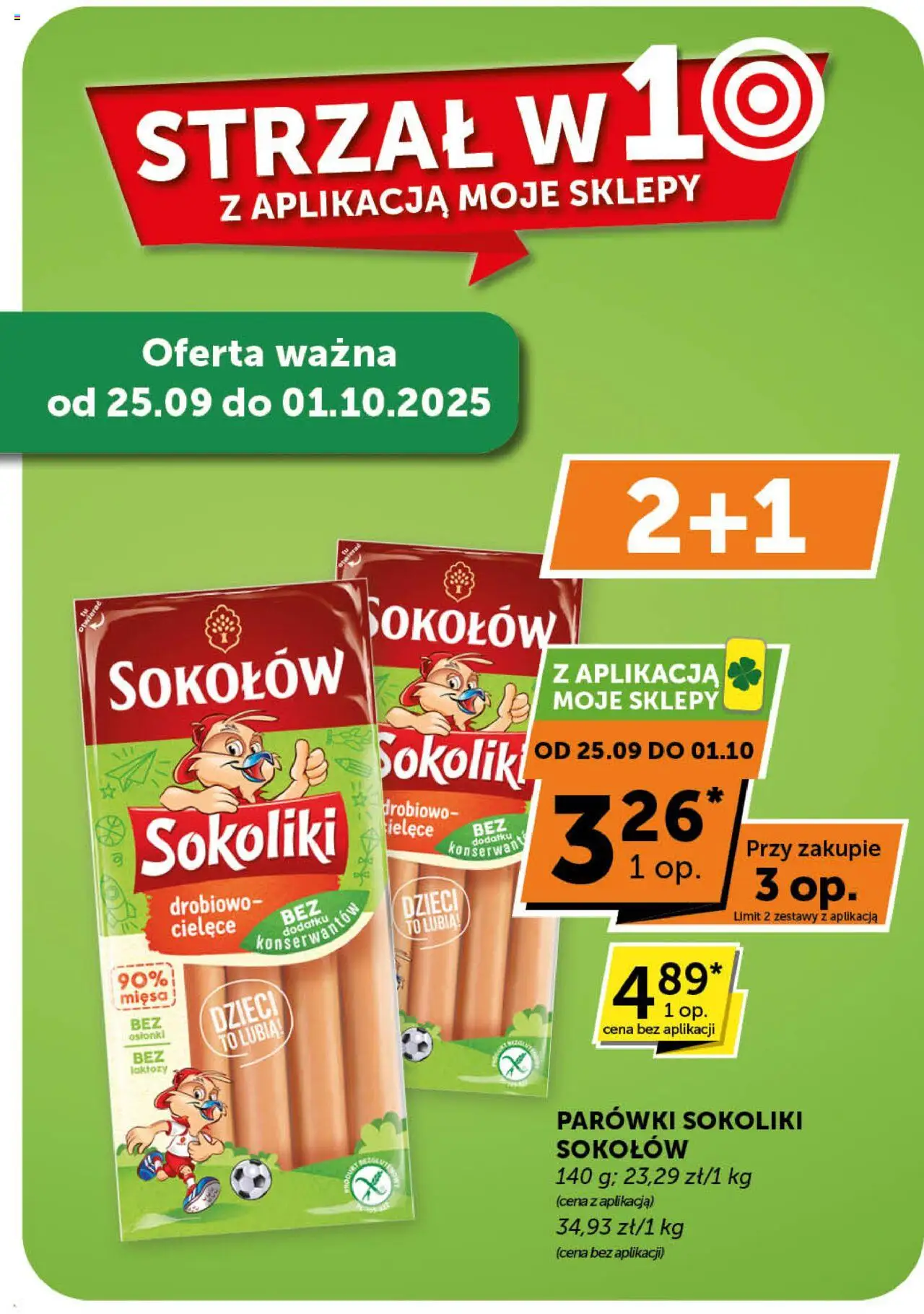 Groszek Gazetka - Market od 18.09.2025 | Strona: 33 | Produkty: Parówki sokoliki, Parówki