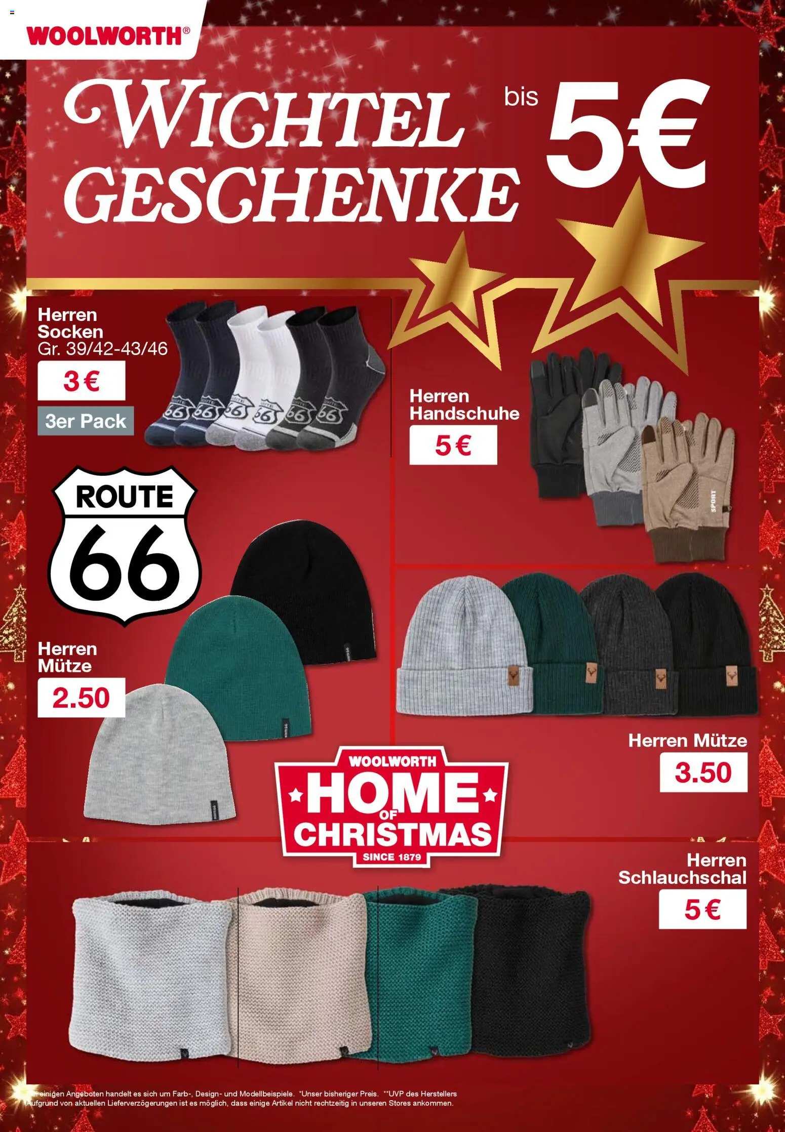 Woolworth Prospekt 	 – gültig ab 12.12.2025 | Seite: 22 | Produkte: Socken, Handschuhe