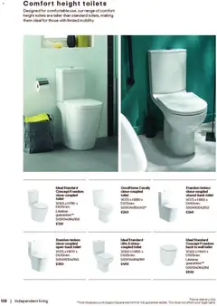 Preview of B&Q - Bathrooms valid from 16.12.2025 | Page: 158 | Products: Toilet