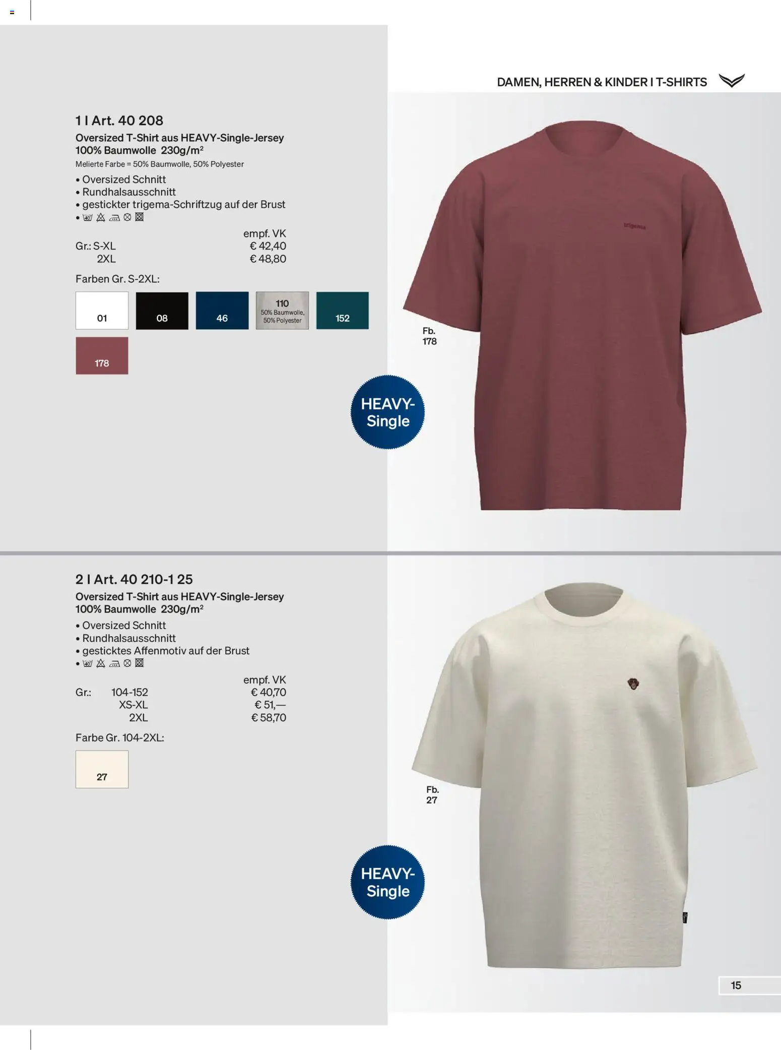 Trigema Prospekt – gültig ab 01.02.2026 | Seite: 15