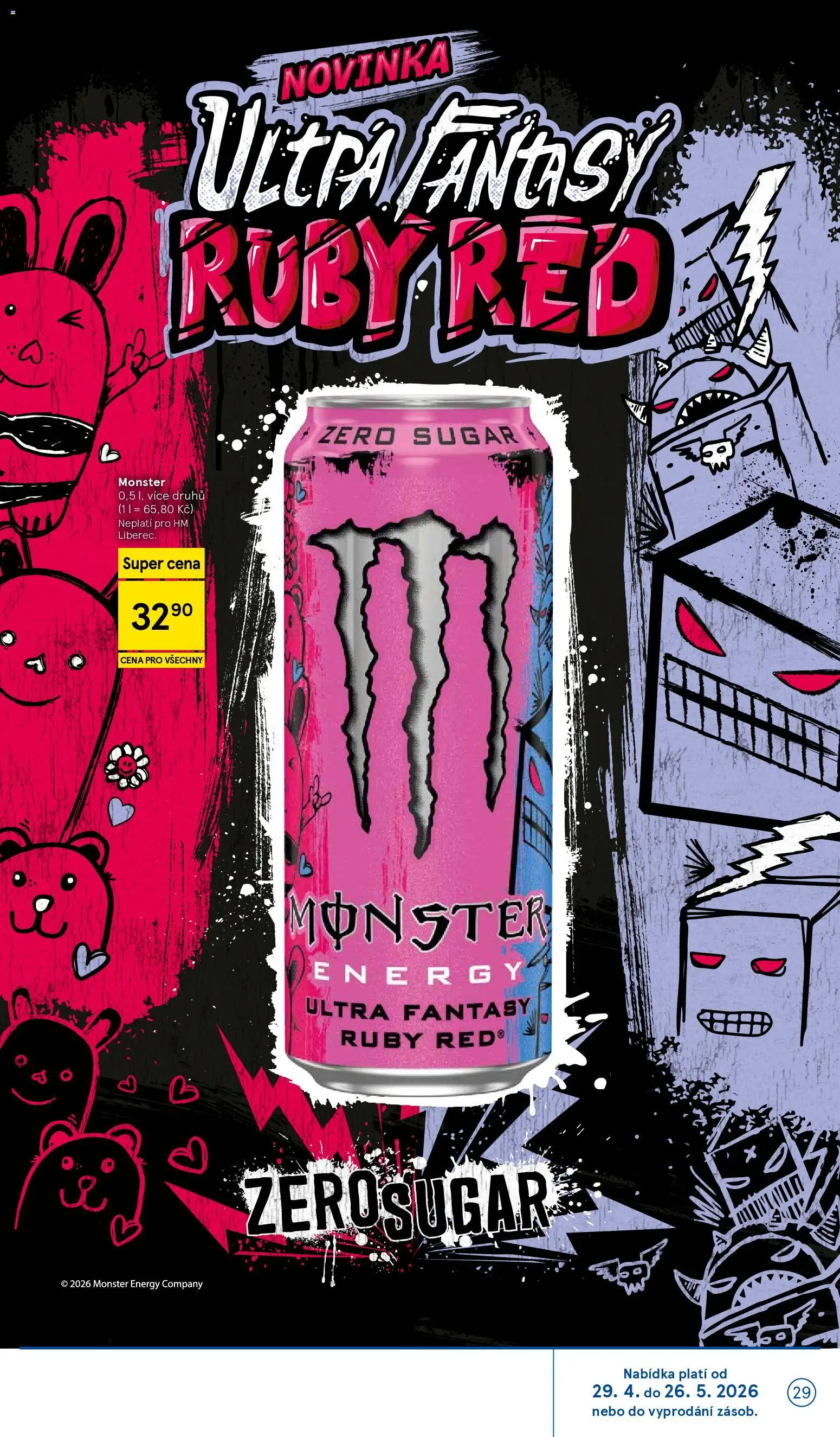 Tesco leták - Hypermarket od 29.04.2026 | Strana: 29 | Produkty: Monster, Monster Energy, Energy drink