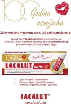 LACALUT aktiv, Specijalna zubna pasta. Sprječava upalu i krvarenje desni. Štiti od krvarenja desni i parodontitisa. Za svakodnevno zatezanje i jačanje desni. - Pregled kataloga iz trgovine Bipa, vrijedi od 01.12.2025 | Stranica: 95 | Proizvodi: Balzam za usne, Pasta, Lacalut