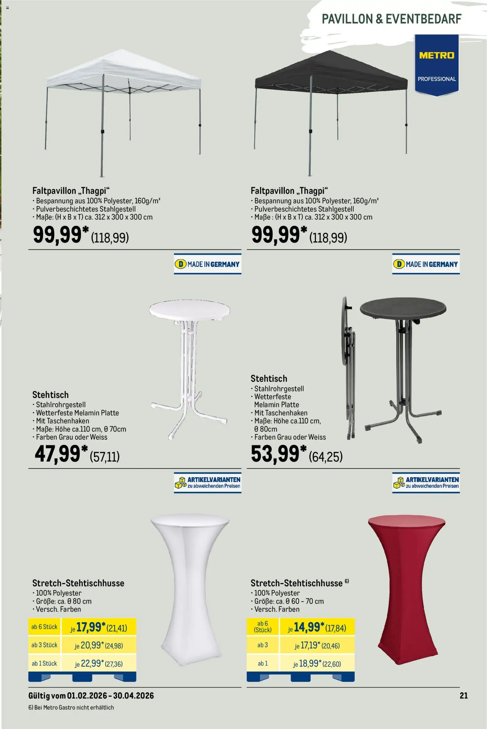 Metro Outdoor für Profis – gültig ab 01.02.2026 | Seite: 21