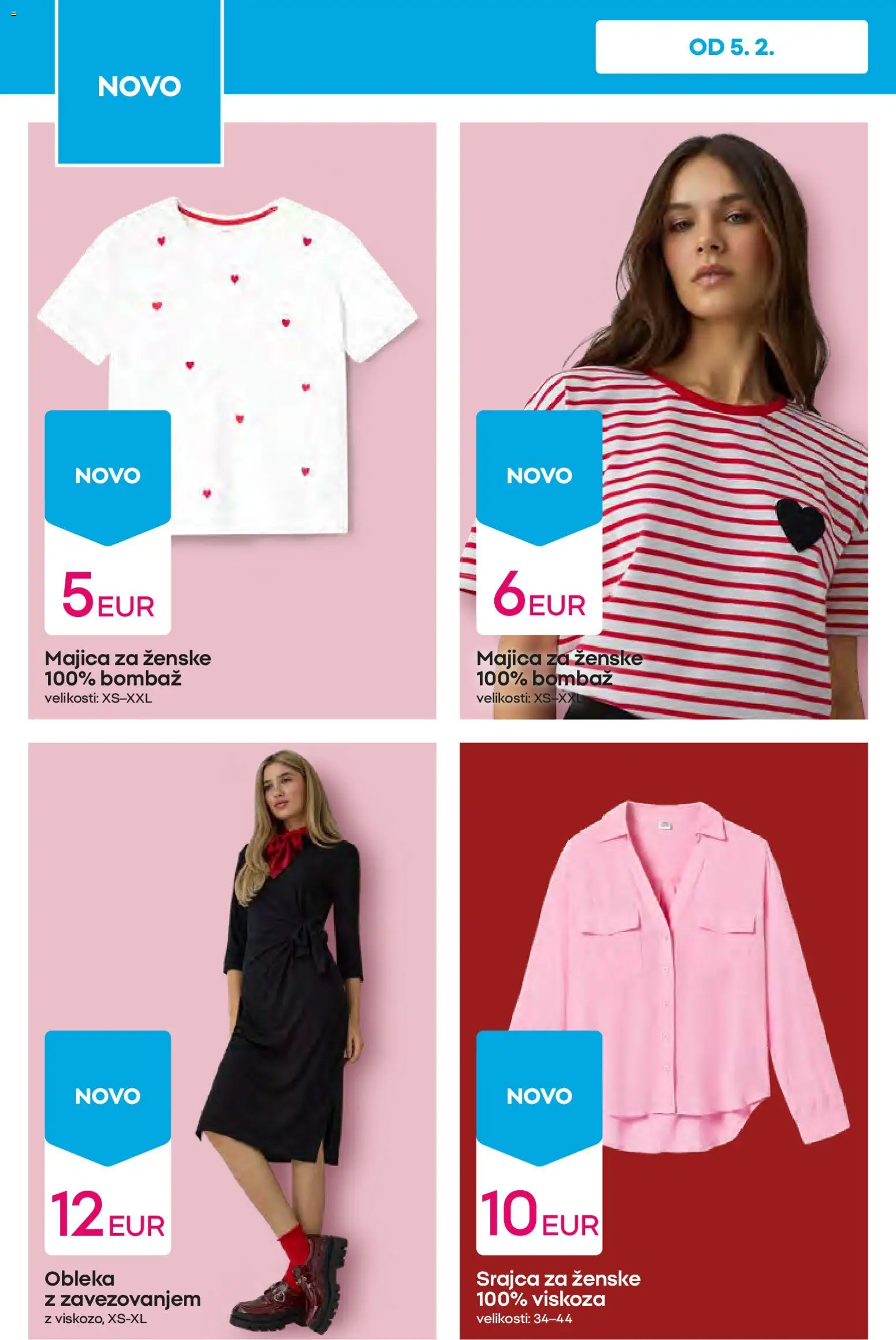 Novi Pepco katalog ponudbe – veljaven od 12.02.2026 | Stran: 8 | Izdelki: Srajca, Majica, Obleka