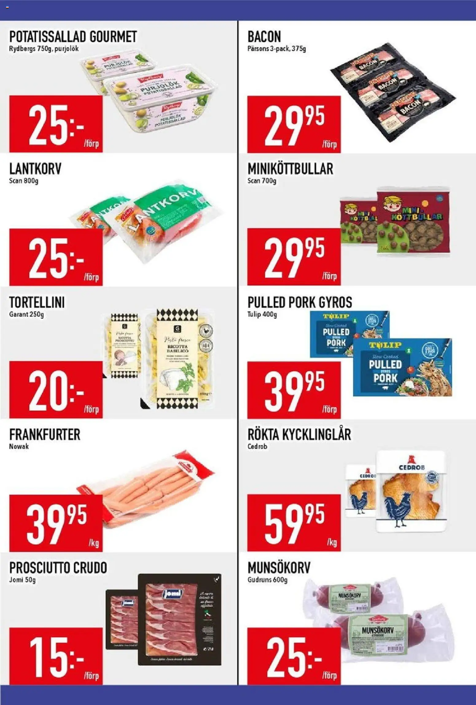 Matdax reklamblad aktuell från 02.02.2026 | Sida: 11 | Produkter: Potatissallad, Bacon
