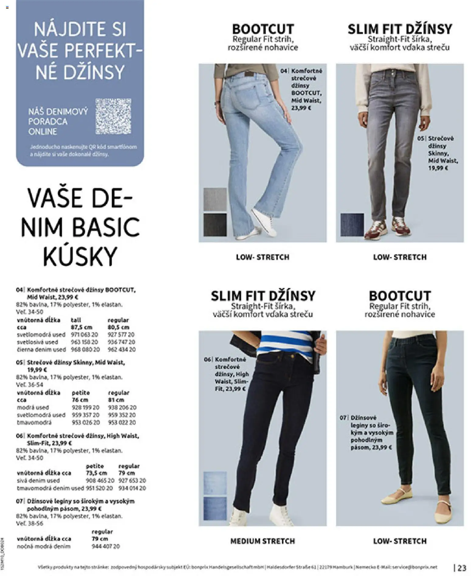 Nové Bonprix akcie – leták je platný od 24.11.2025 | Strana: 25 | Produkty: Nohavice, Legíny