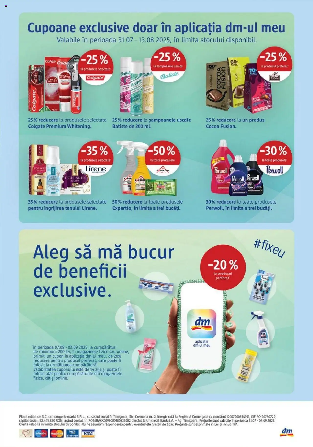Catalog DM drogeriemarkt – valabil de la 31.07.2025 | Pagină: 24 | Produse: Blush, Detergent