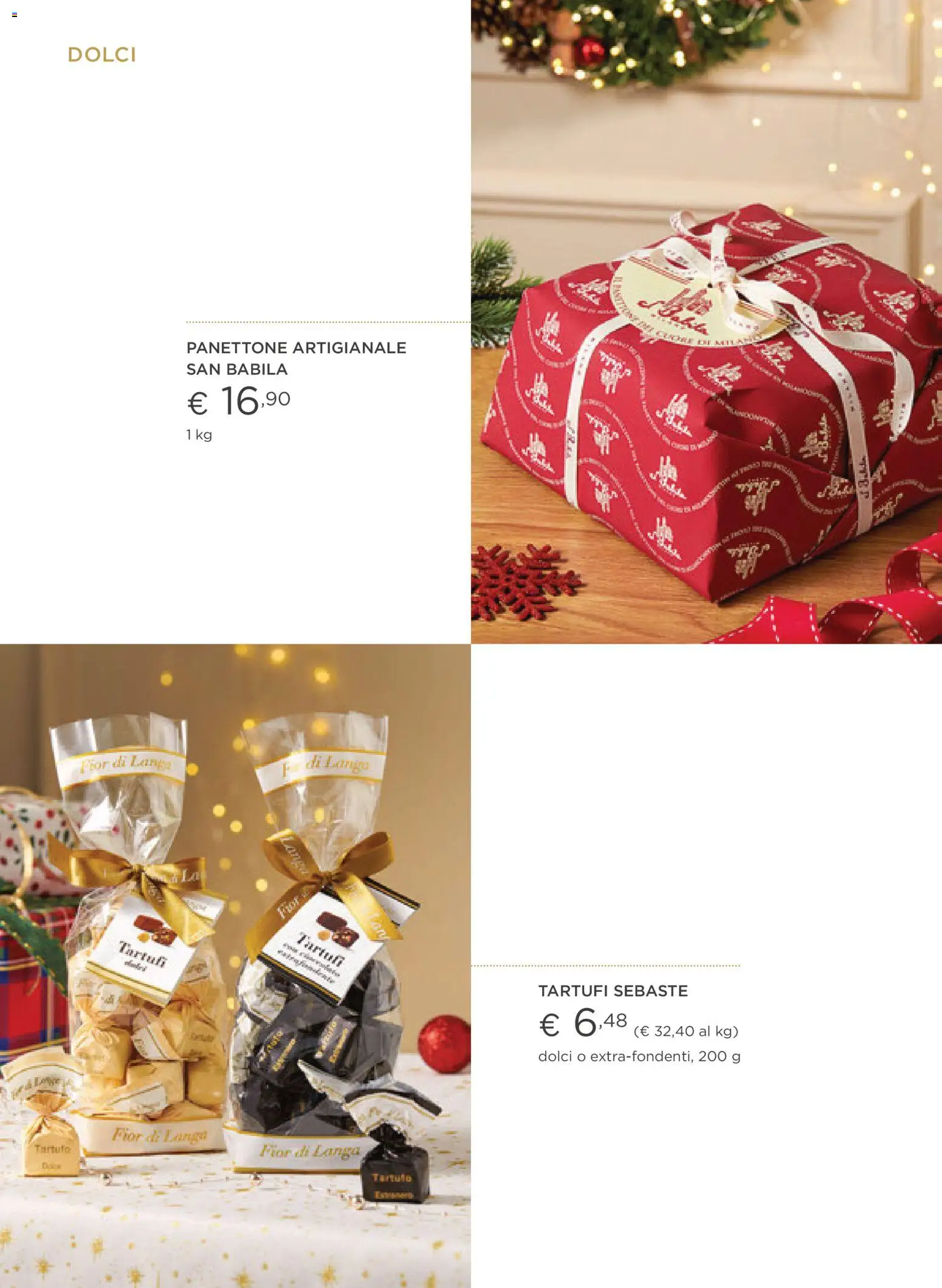 Volantino Esselunga S del 01.12.2025 | Pagina: 46 | Prodotti: Tartufo, Panettone