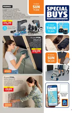 Preview of Aldi - Weekly offers UK Specialbuys valid from 08.01.2026 | Page: 33 | Products: Radiator, Handle
