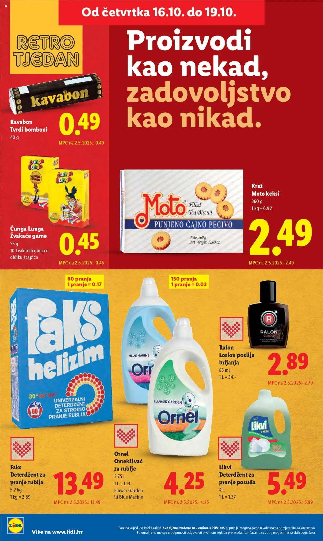 Lidl katalog | vrijedi od 13.10.2025 | Stranica: 68 | Proizvodi: Faks, Žvakaće gume, Omekšivač, Deterdžent za pranje posuđa