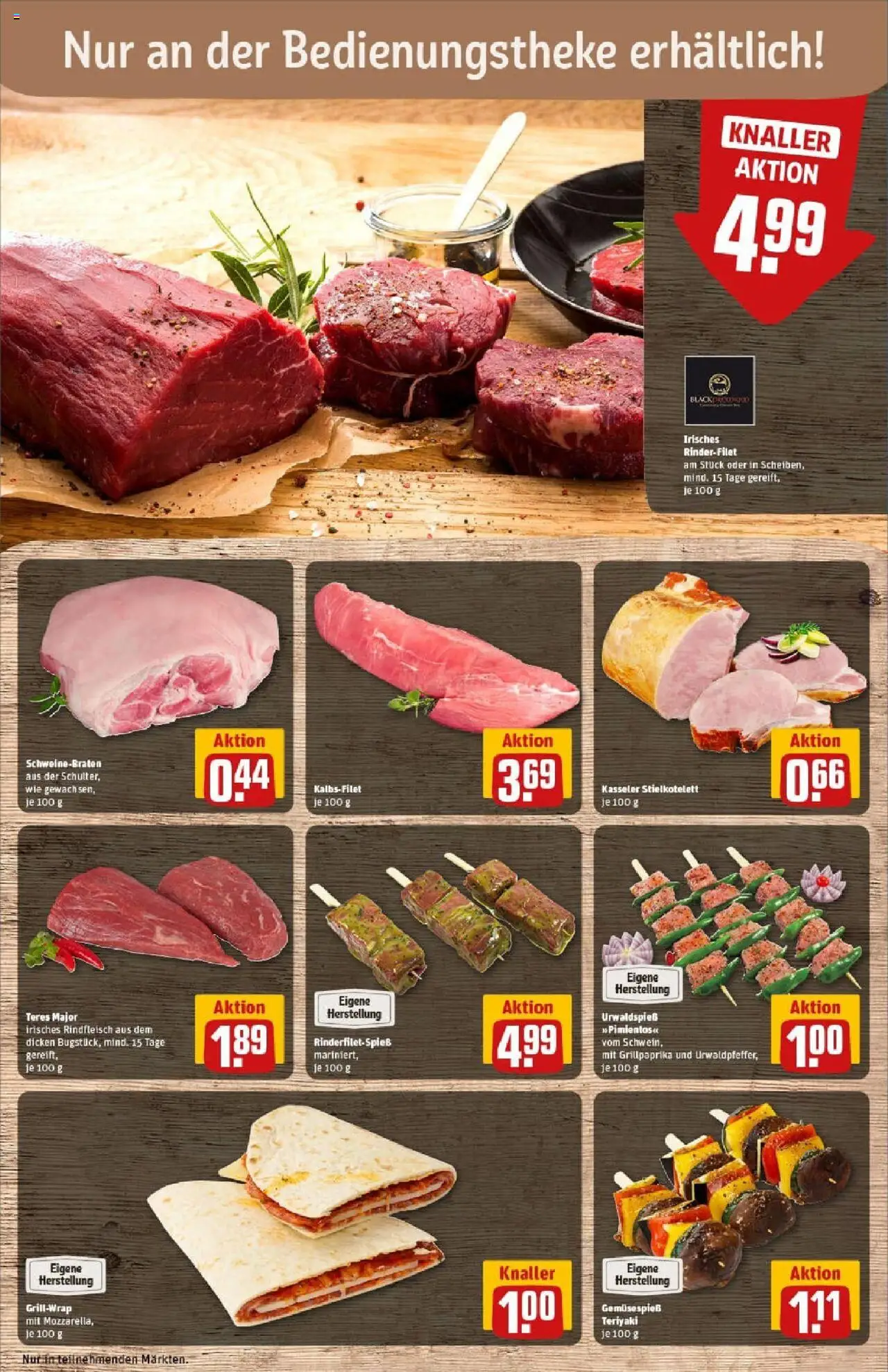 Rewe prospekt Schwerin	 - gültig ab dem 20.07.2025 | Seite: 10 | Produkte: Rinderfilet, Rindfleisch