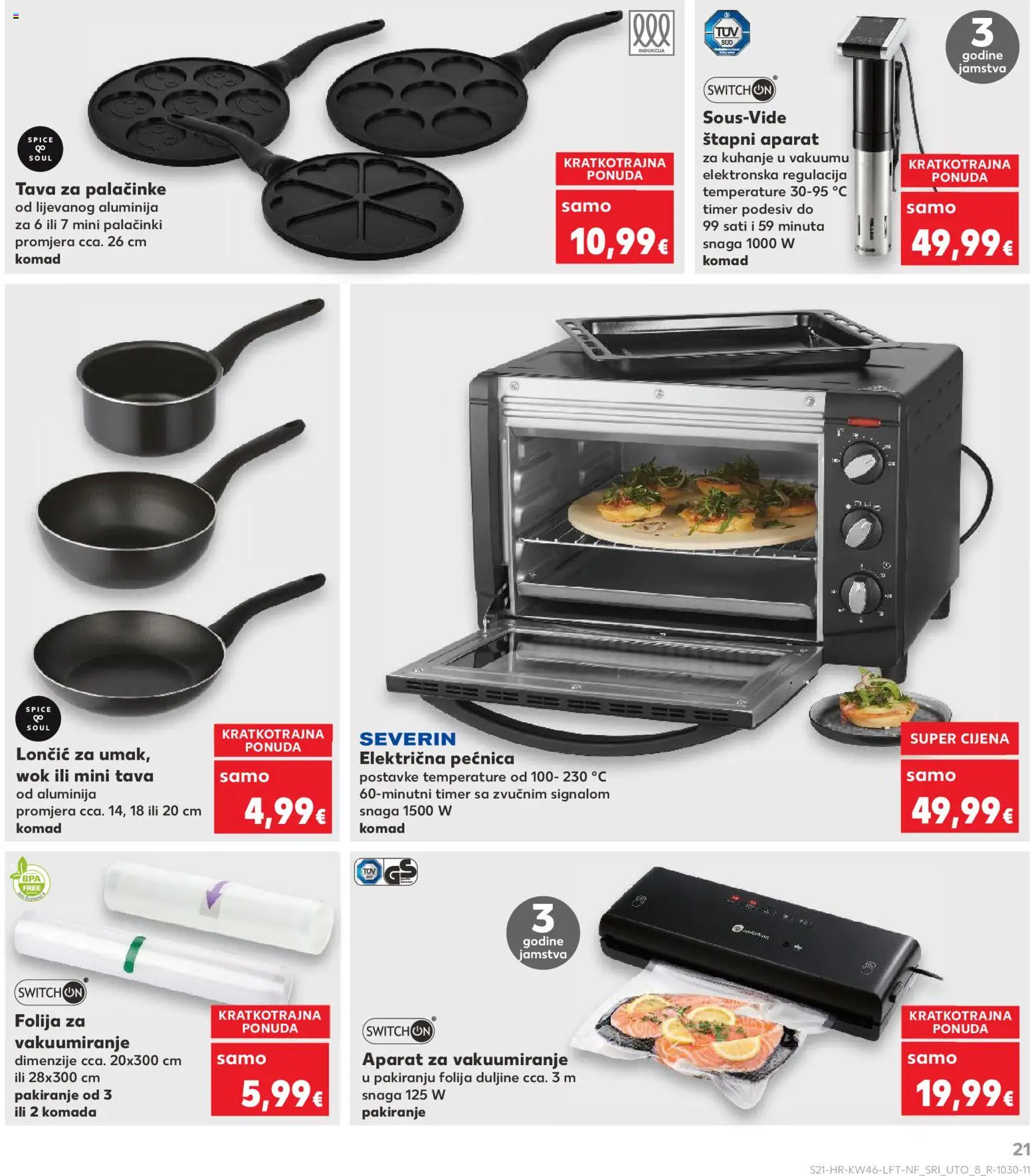 Kaufland katalog | vrijedi od 12.11.2025 | Stranica: 21 | Proizvodi: Pan, Tava, Pećnica