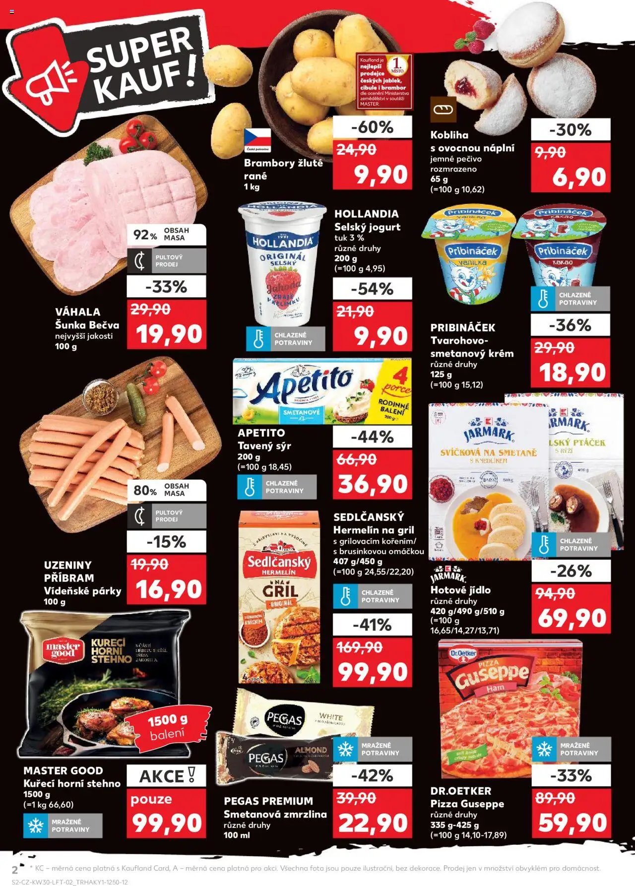 Kaufland leták - Praha 8 od 23.07.2025 | Strana: 2 | Produkty: Tavený sýr, Sýr, Gril, Kakao