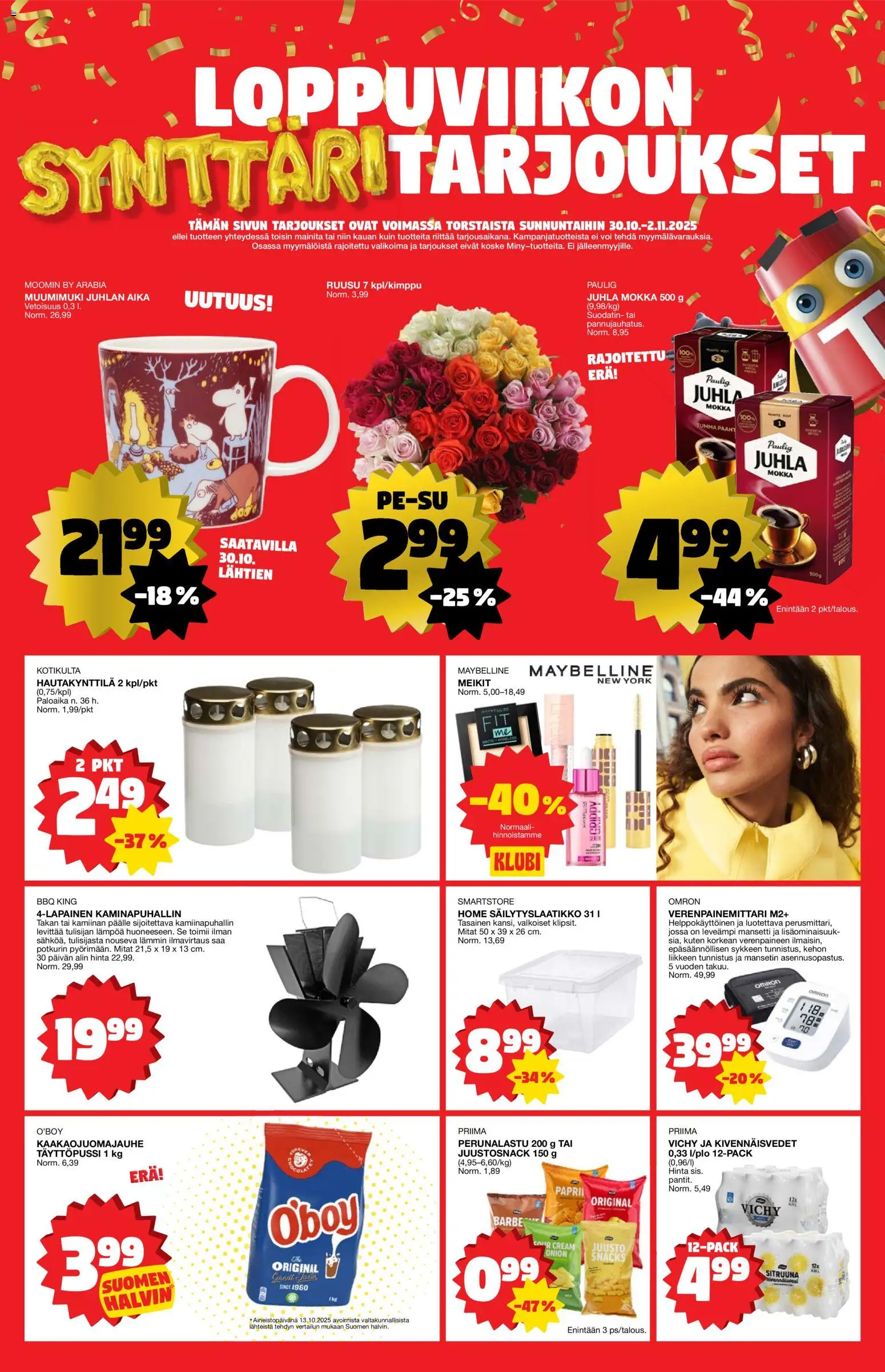 Tokmanni tarjoukset – voimassa 27.10.2025 alkaen | Sivu: 24 | Tuotteet: Juhla Mokka, Voi
