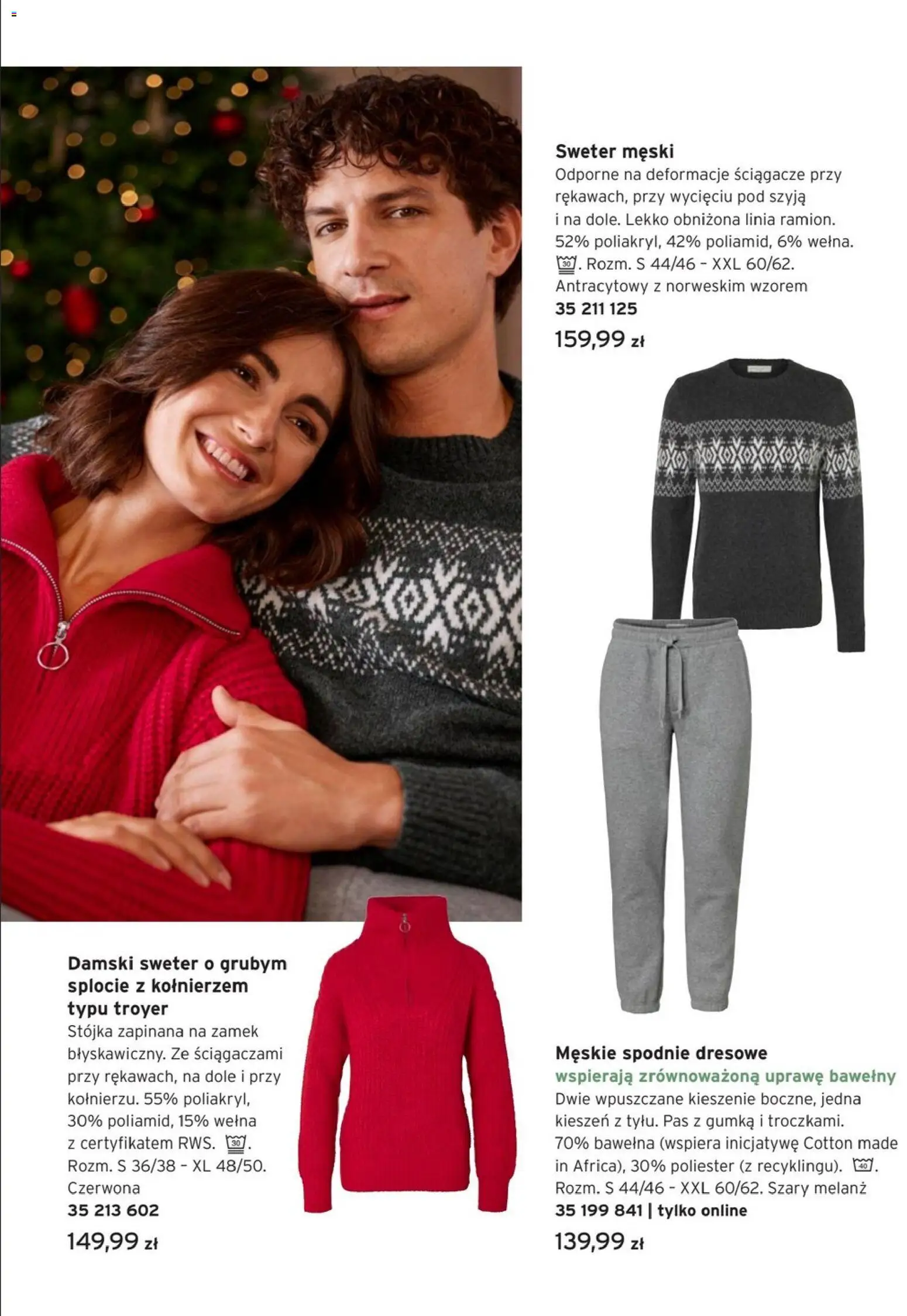 Tchibo promocje od 16.12.2025 | Strona: 22 | Produkty: Sweter, Spodnie