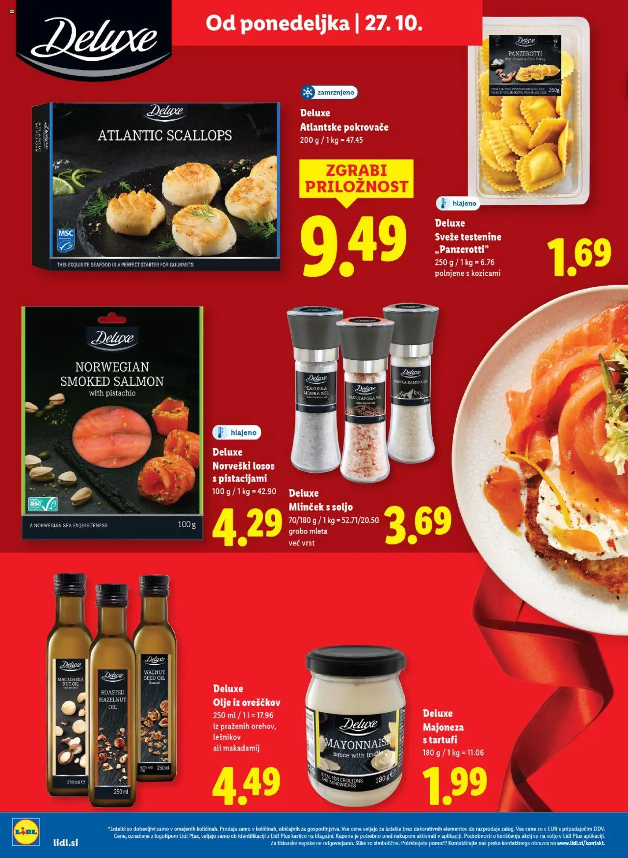Novi Lidl katalog ponudbe – veljaven od 23.10.2025 | Stran: 46 | Izdelki: Olje, Testenine, Majoneza, Sol