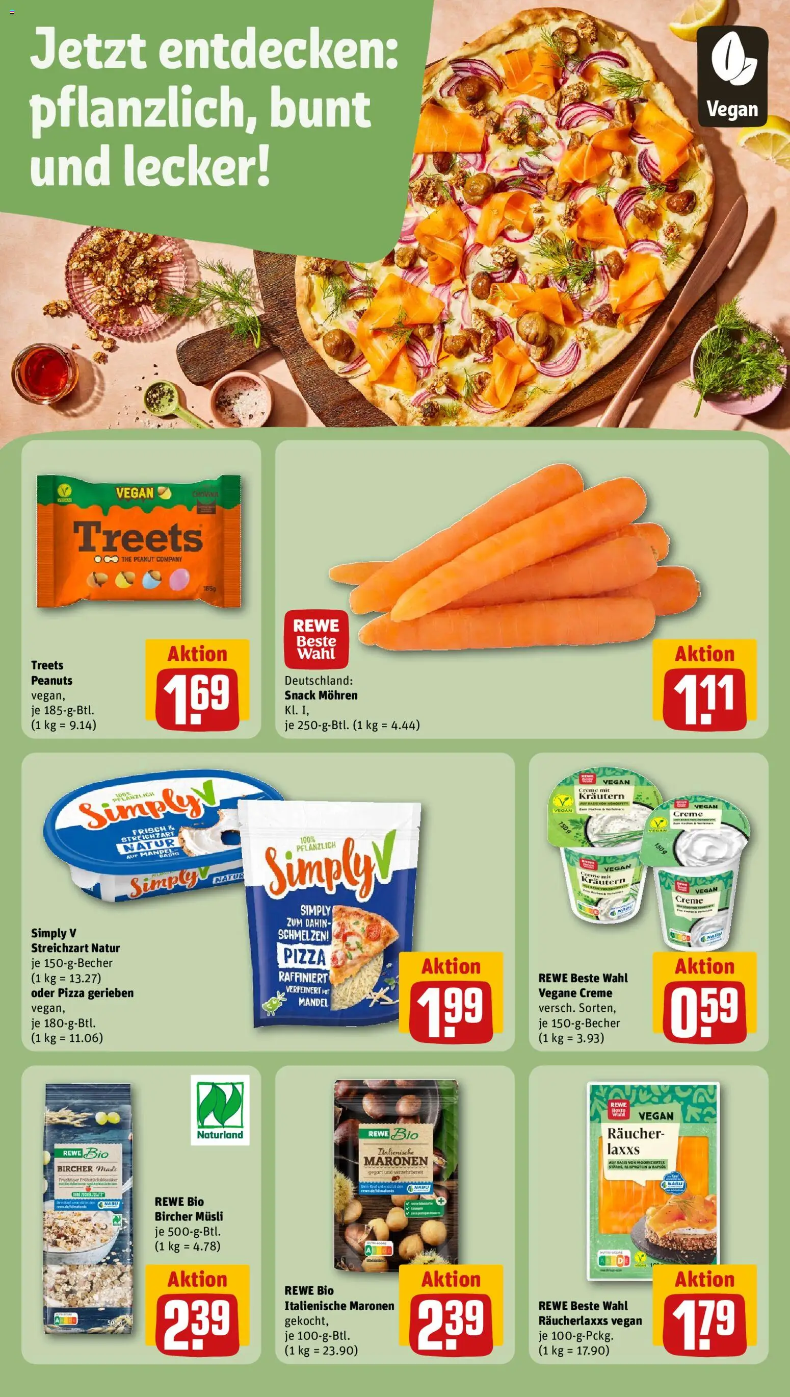 Rewe Prospekt 	 – gültig ab 26.01.2026 | Seite: 12 | Produkte: Musli, Rapsöl, Creme, Mohren