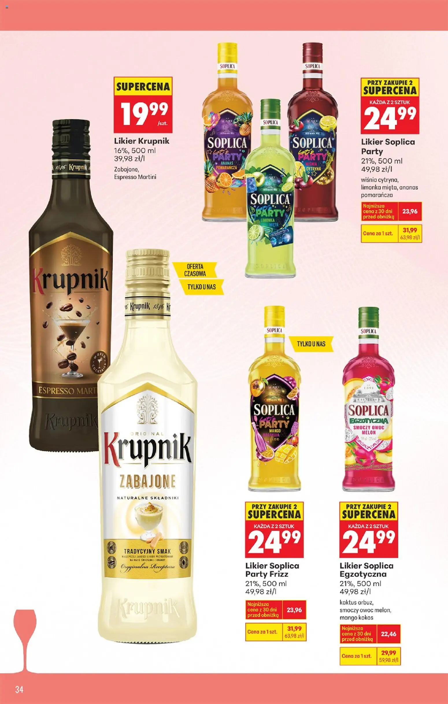 Biedronka Polsko leták - Czas na toast od 09.03.2026 | Strana: 34 | Produkty: Mango, Martini, Ananas, Kokos