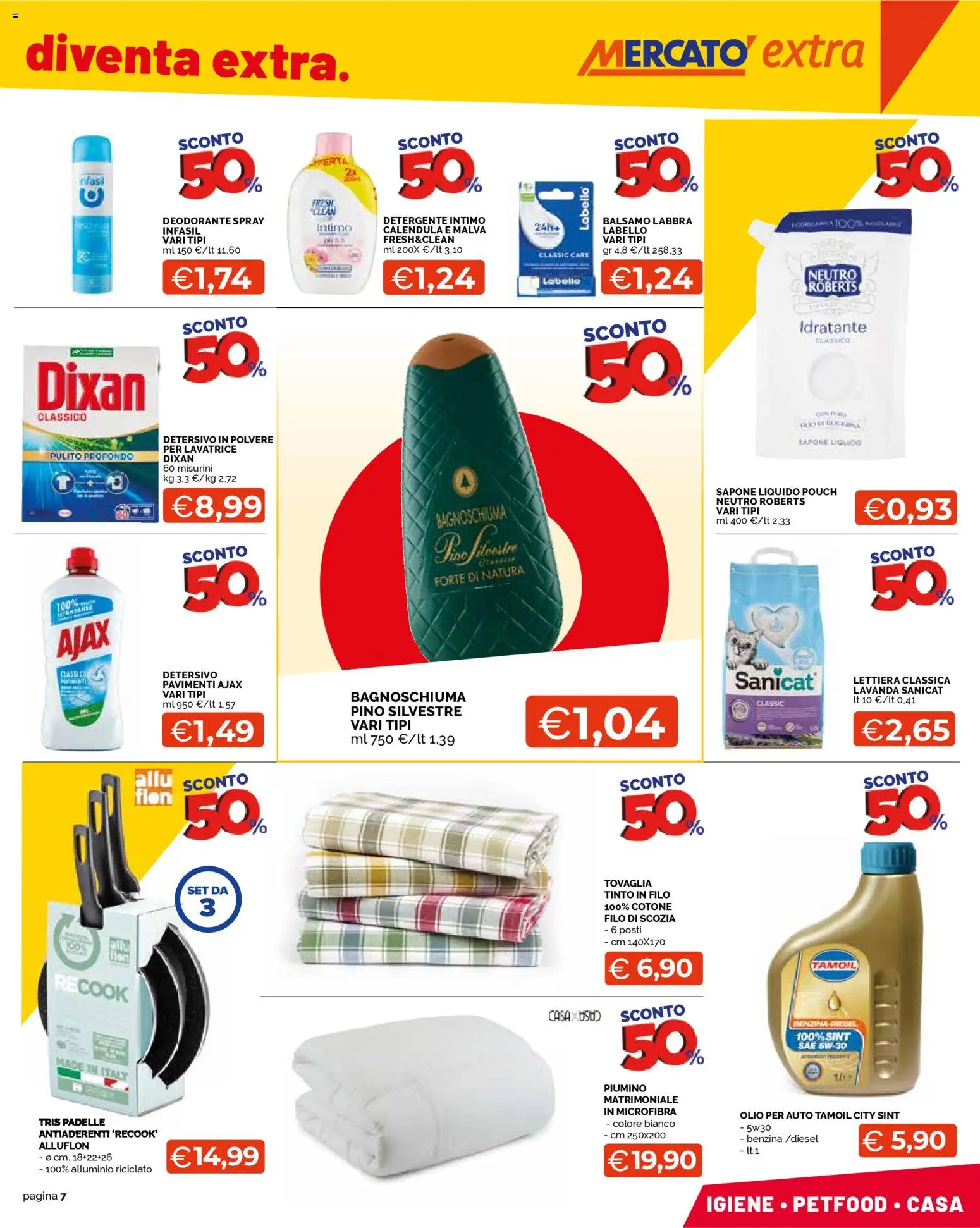 Volantino Mercatò del 24.11.2025 | Pagina: 7 | Prodotti: Balsamo, Olio, Lavanda, Tovaglia